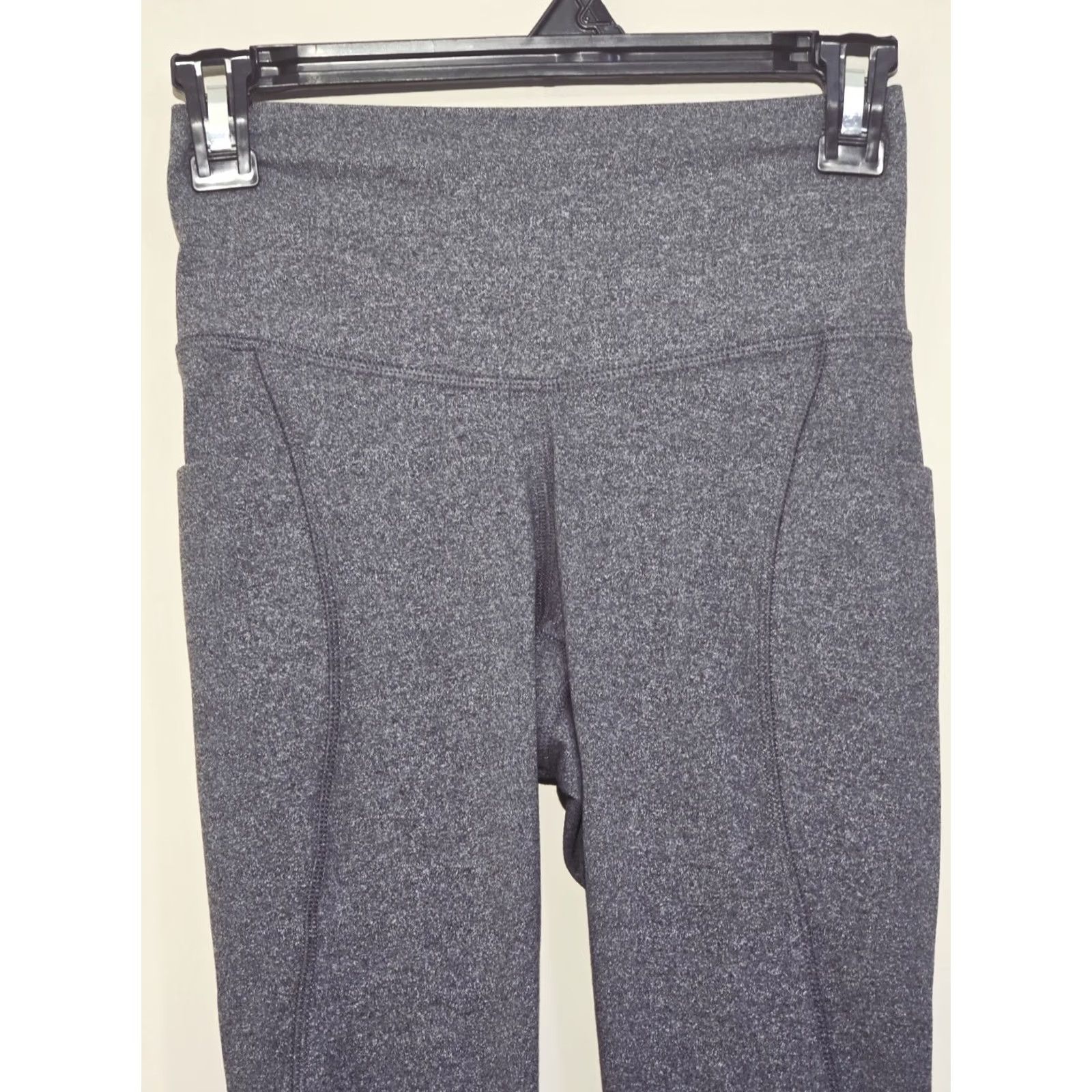 Vintage VINTAGE? No. Members Mark Everyday High Rise Ankle Leggings XS Pockets Gray Women Yoga Casual Regular Ankle Size XS Size 26" / US 2 / IT 38 - 2 Thumbnail