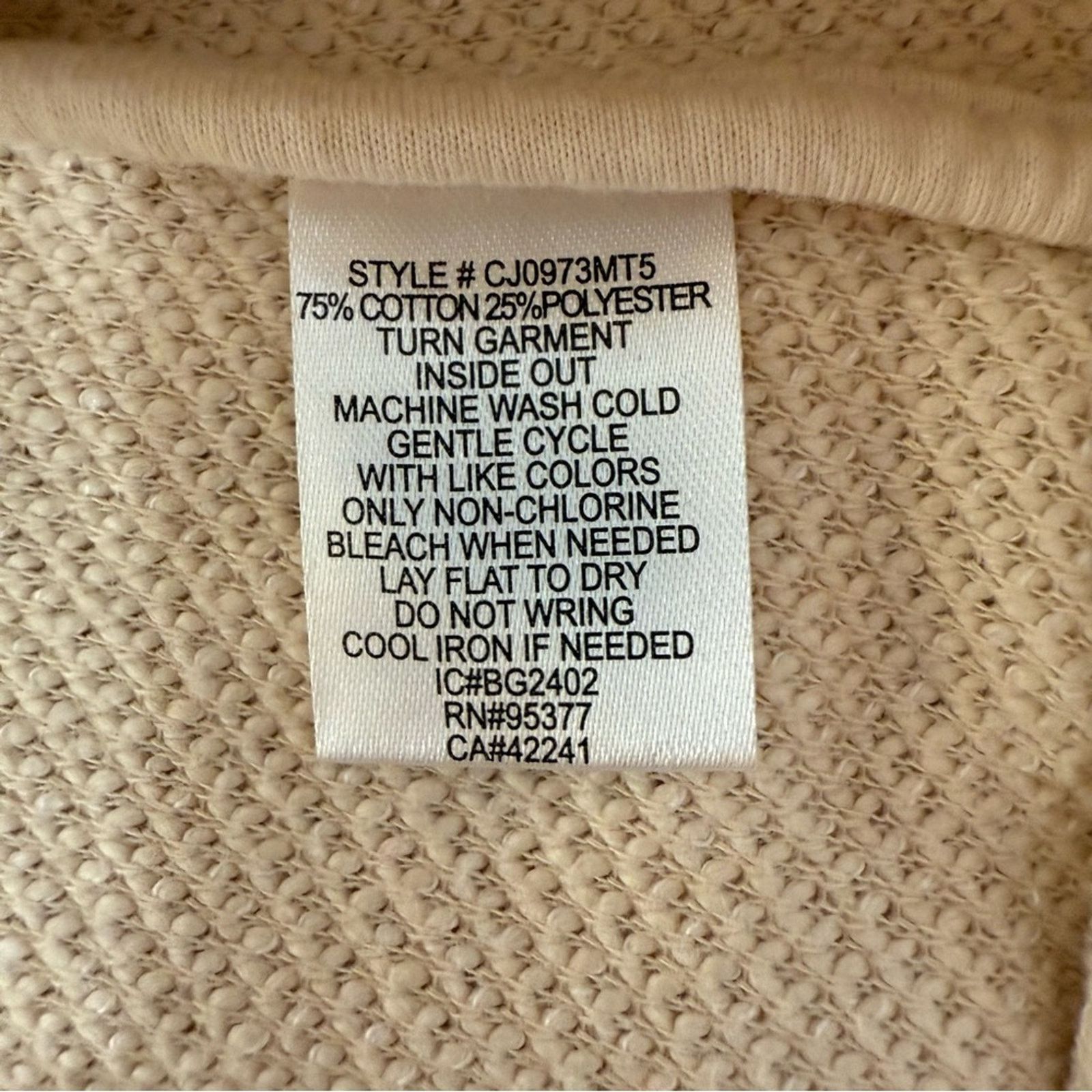 Sanctuary Sanctuary Casey Knit FullZip Bomber Jacket Womens XS Oatmeal Size XS / US 0-2 / IT 36-38 - 6 Thumbnail