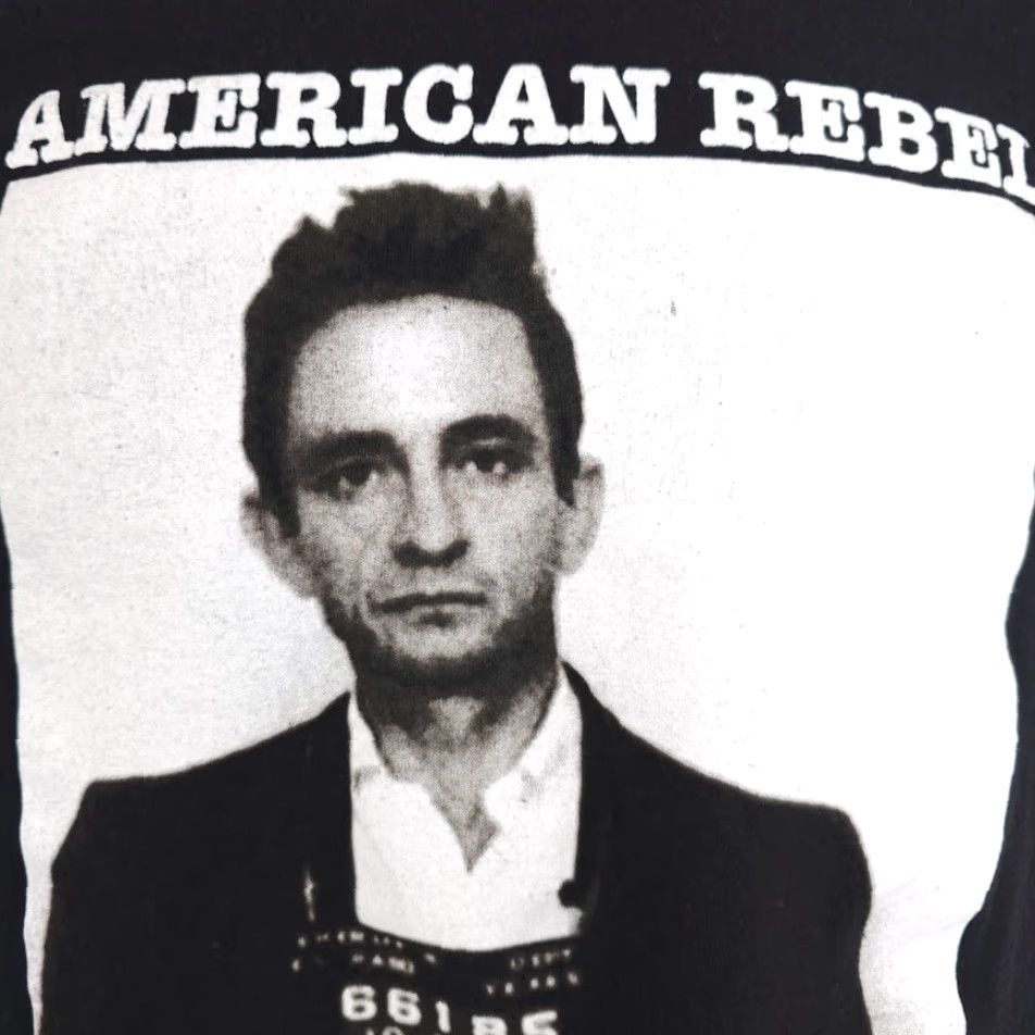 Vintage Johnny Cash T Shirt Mens XL Black Country Music Tee American Rebel Size US XL / EU 56 / 4 - 3 Thumbnail