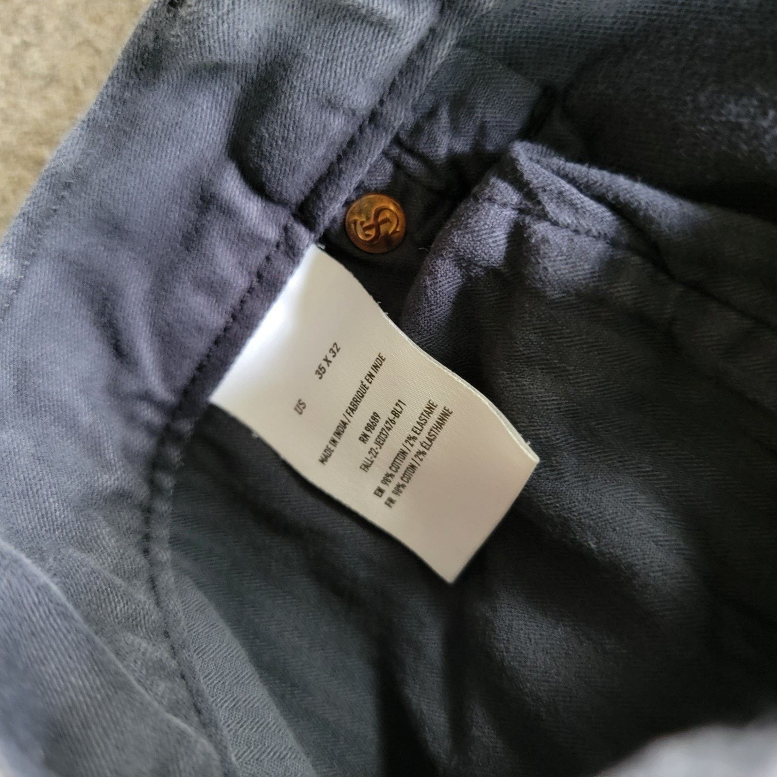 Todd Snyder Todd Snyder Italian Moleskin Slim Fit Chino Pants 5-Pocket Size US 35 - 12 Thumbnail