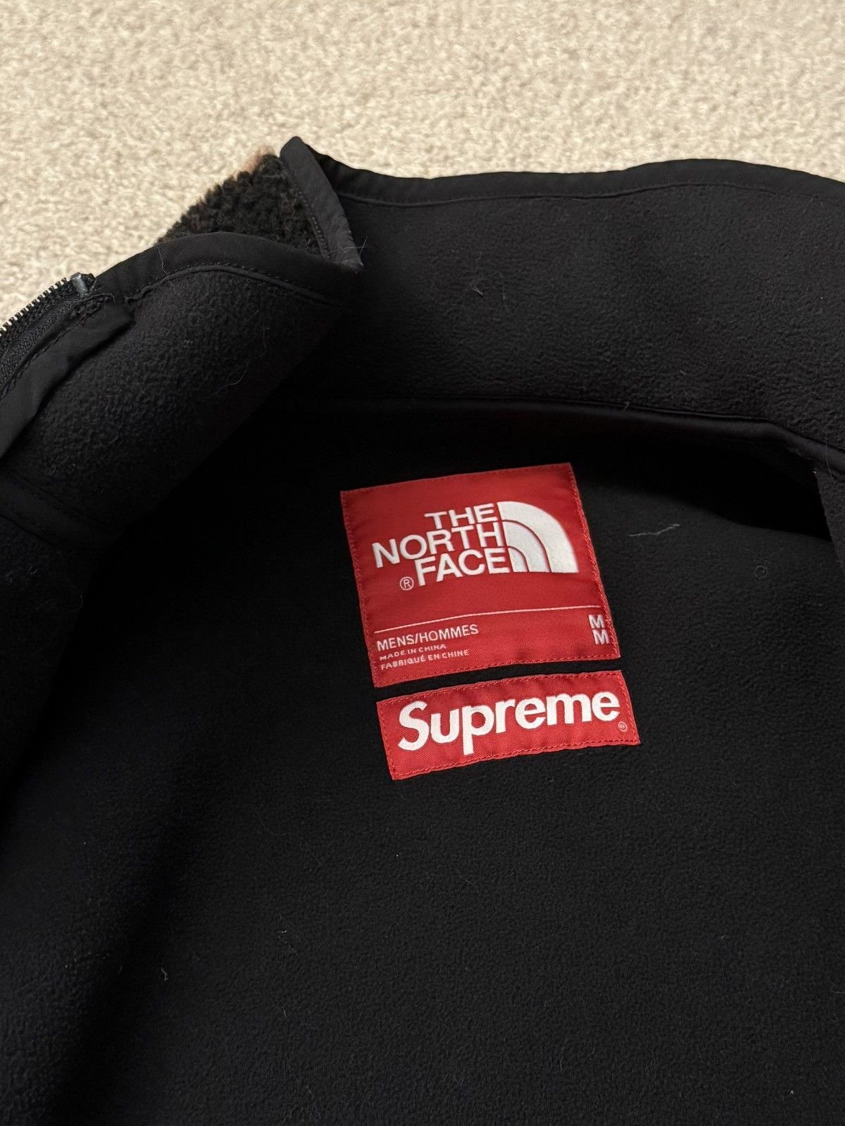Supreme × The North Face Supreme x The North Face bleached denim fleece jacket Size US M / EU 48-50 / 2 - 3 Thumbnail