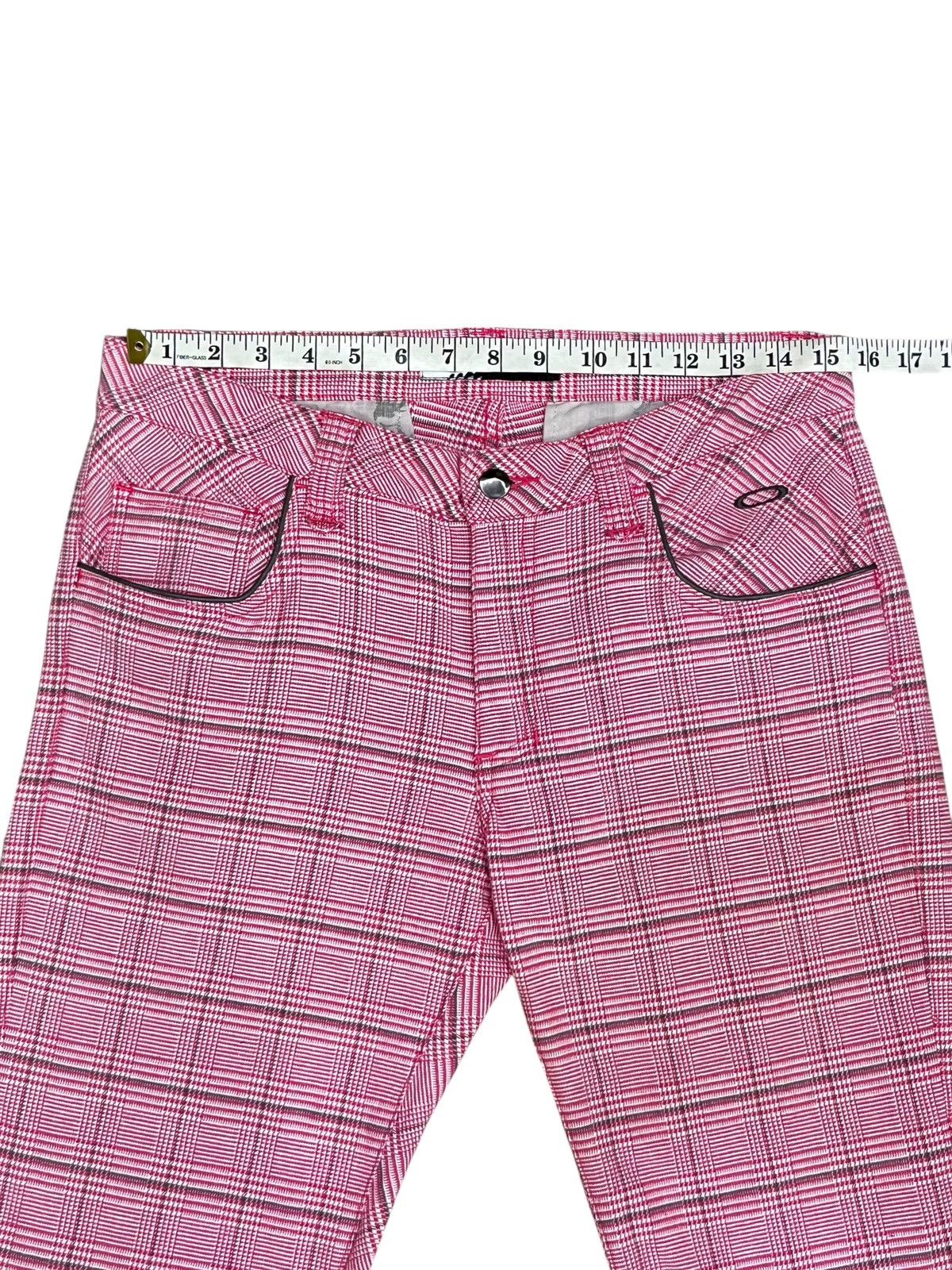 Oakley Vintage Oakley Skull Pink Houndstooth Flare Pants Rare Size 30" / US 8 / IT 44 - 18 Thumbnail