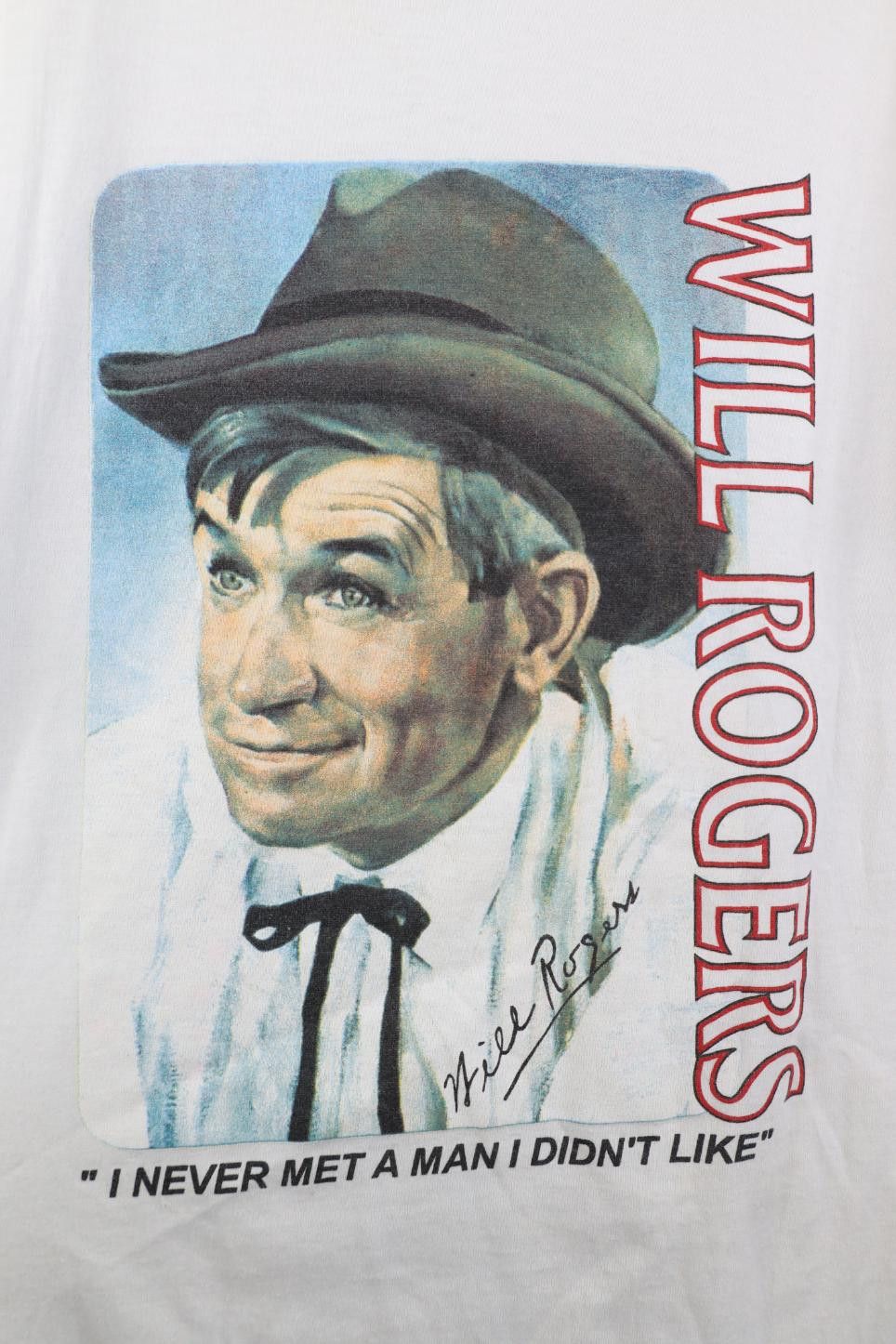 Vintage Vintage 90s I Never Met A Man I Didn't Like Rogers T-Shirt Size US L / EU 52-54 / 3 - 4 Thumbnail