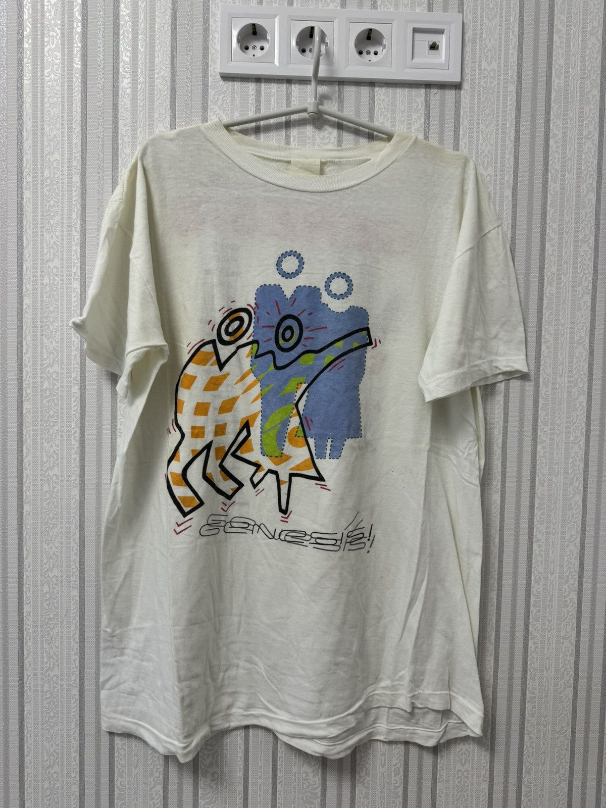 Band Tees × Vintage Vintage Genesis Invisible Touch Tour 1987 Tee Concert Merch Size US L / EU 52-54 / 3 - 1 Thumbnail