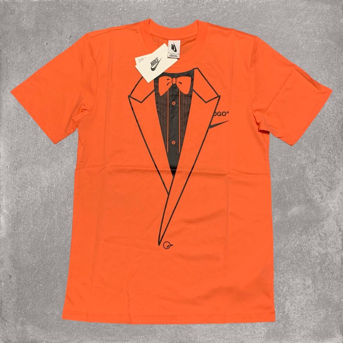 Off-White Off White Nike Small NRG A6 Tie Graphic Orange Tee Virgil Size US S / EU 44-46 / 1 - 2 Thumbnail
