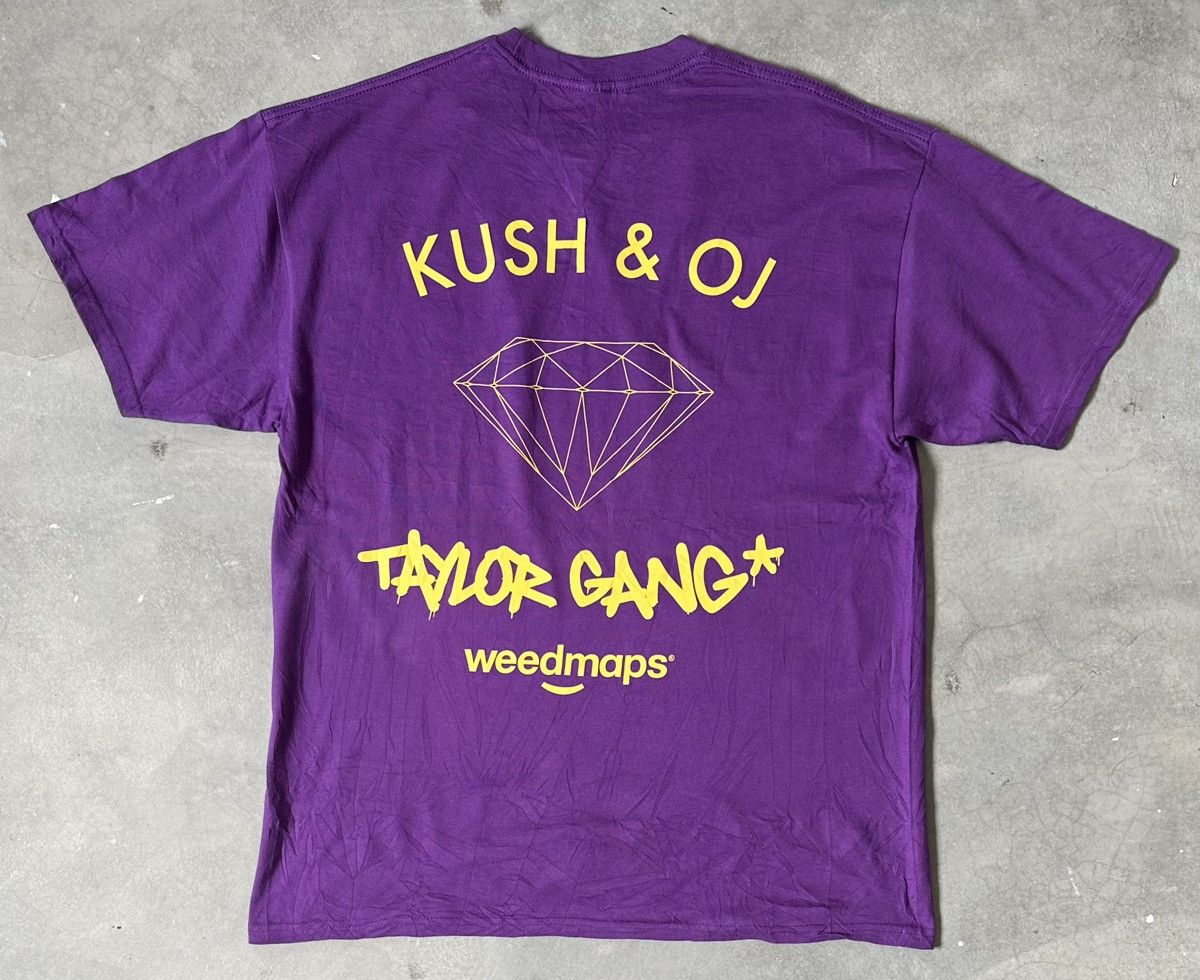 Diamond Supply Co. DIAMOND X WEEDMAPS X WIZ KHALIFA TAYLOR GANG KUSH & OJ TEE Size US XL / EU 56 / 4 - 6 Thumbnail