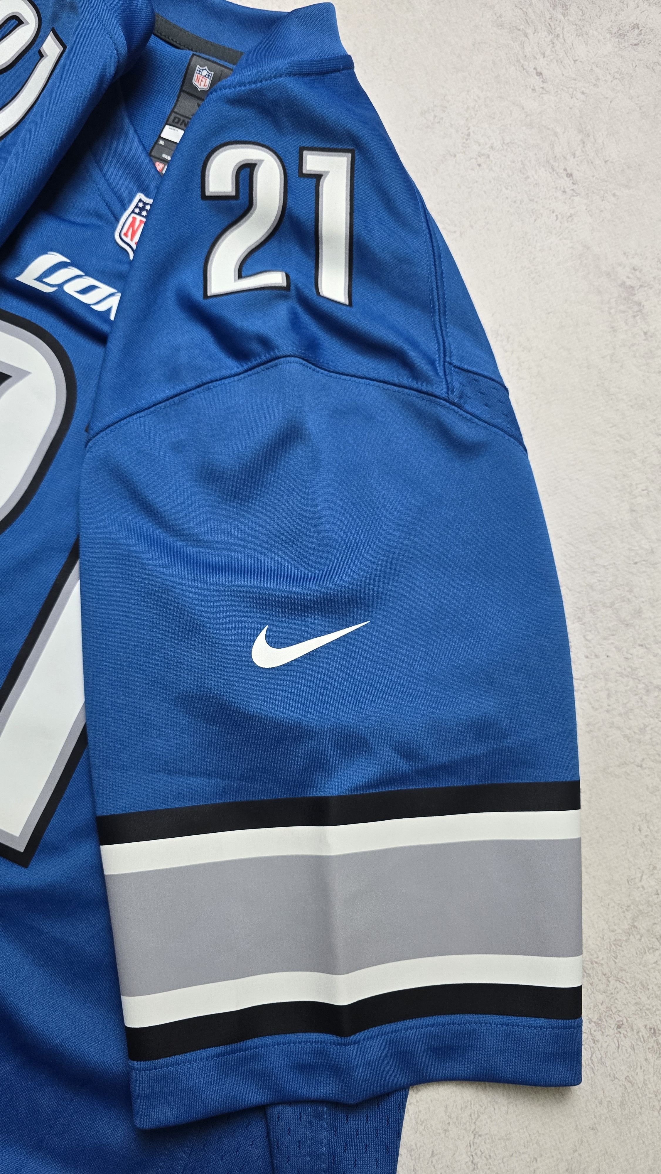 Nike Reggie Bush #21 Detroit Lions Nike On Field NFL Jersey Size US XL / EU 56 / 4 - 8 Thumbnail