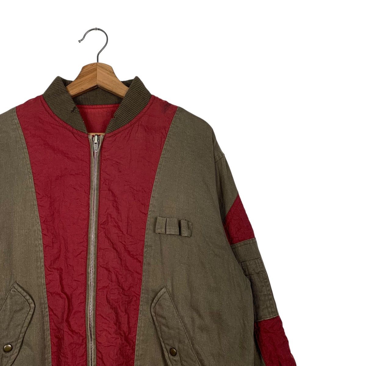 Japanese Brand Japanese Brand Panhard Sports Dwi Color Bomber Jacket Size US M / EU 48-50 / 2 - 7 Thumbnail