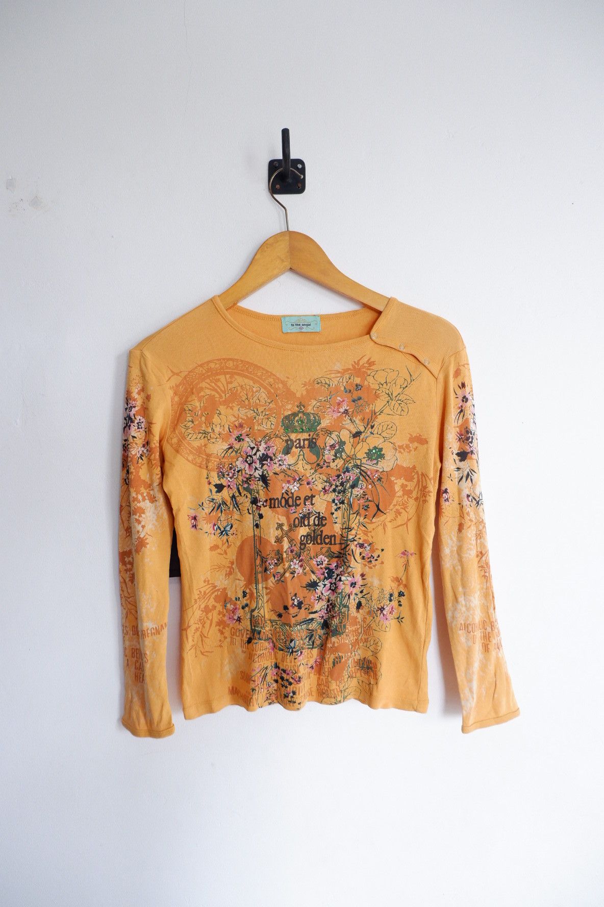 Hysteric Glamour 2000s - To The Angel Poem Long Sleeve Tshirts Size S / US 4 / IT 40 - 1 Thumbnail