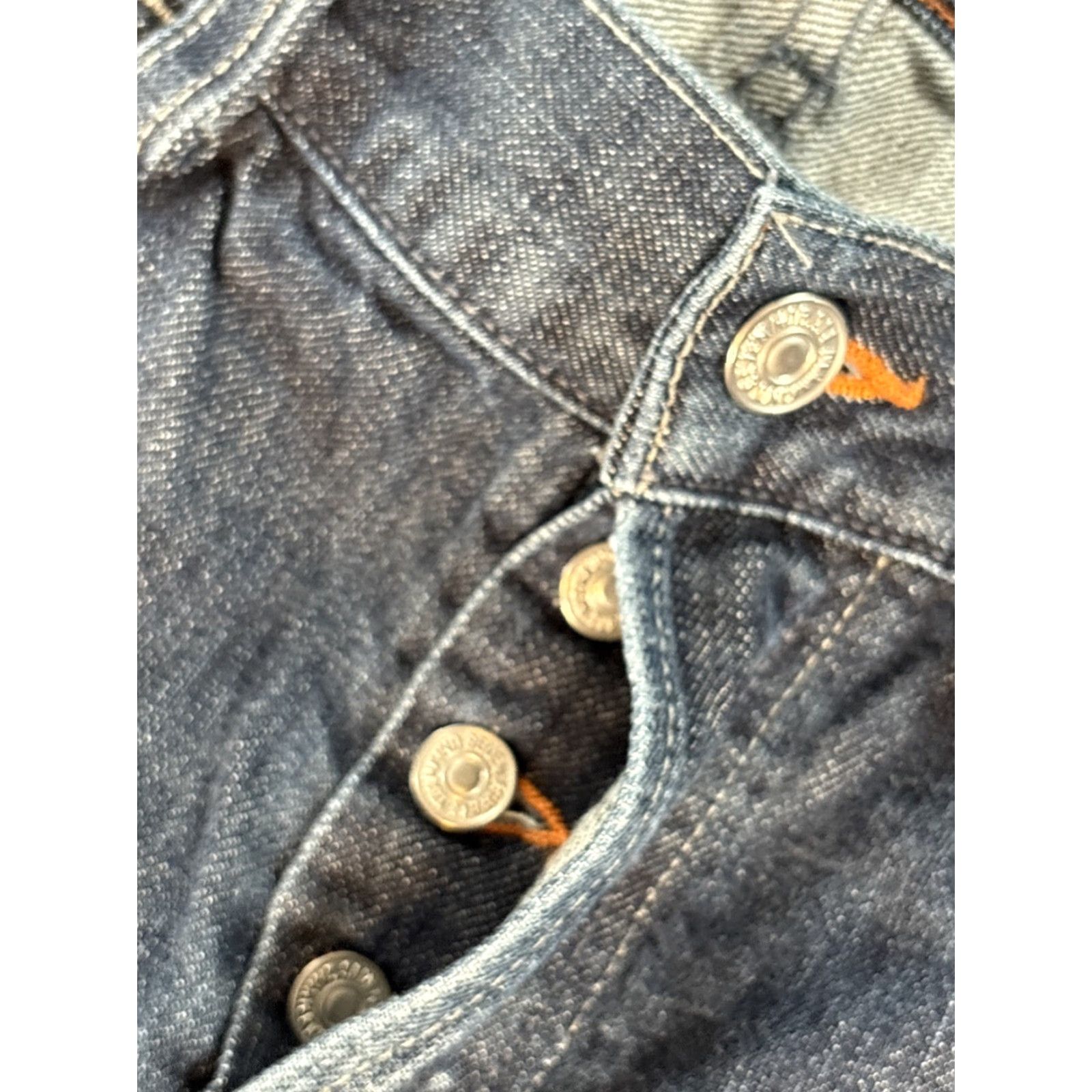 7 For All Mankind 7 For All Mankind Jeans Mens 32x31 Denim Pants Button Fly Blue Medium 5-Pocket Design Regular Fit (Inseam 31) Straight Size US 32 / EU 48 - 5 Thumbnail