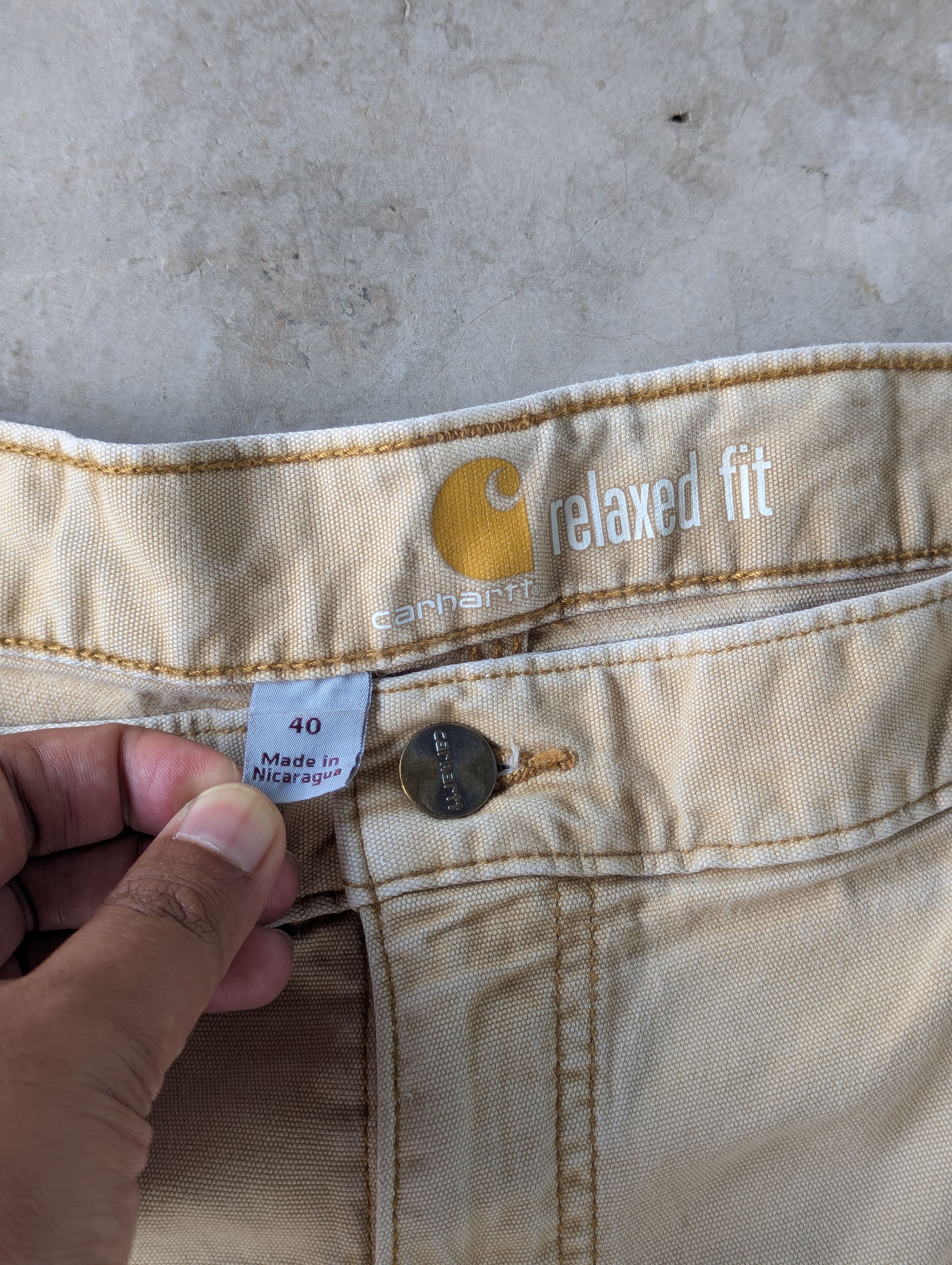 Carhartt 🔥FREE SHIPPING🔥Distressed Faded Carhartt Short Cargo Pants Size US 40 / EU 56 - 6 Thumbnail