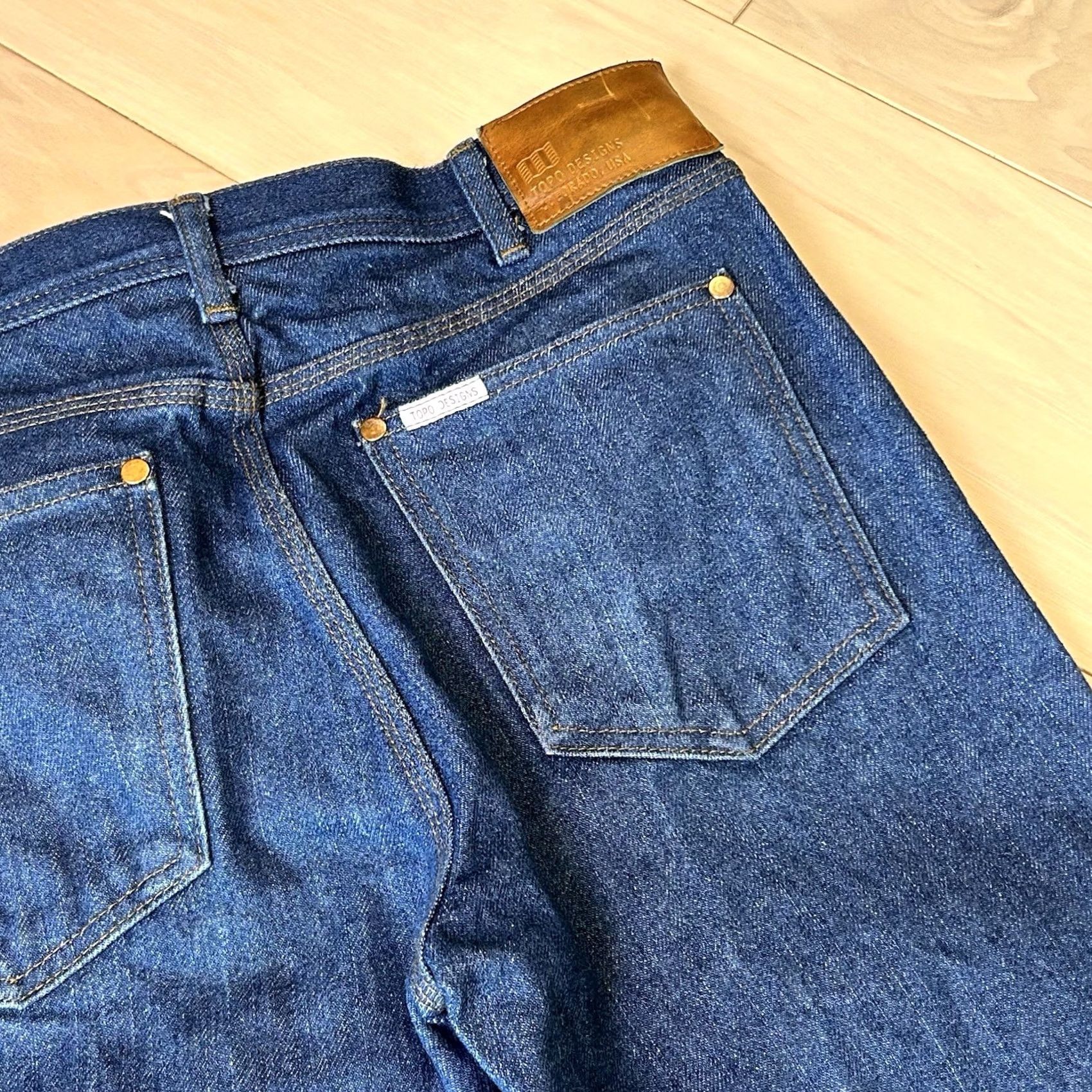 Topo Designs Topo Designs Jeans Mens 29 Blue Denim USA Made Men 29x29 Size US 29 - 4 Thumbnail