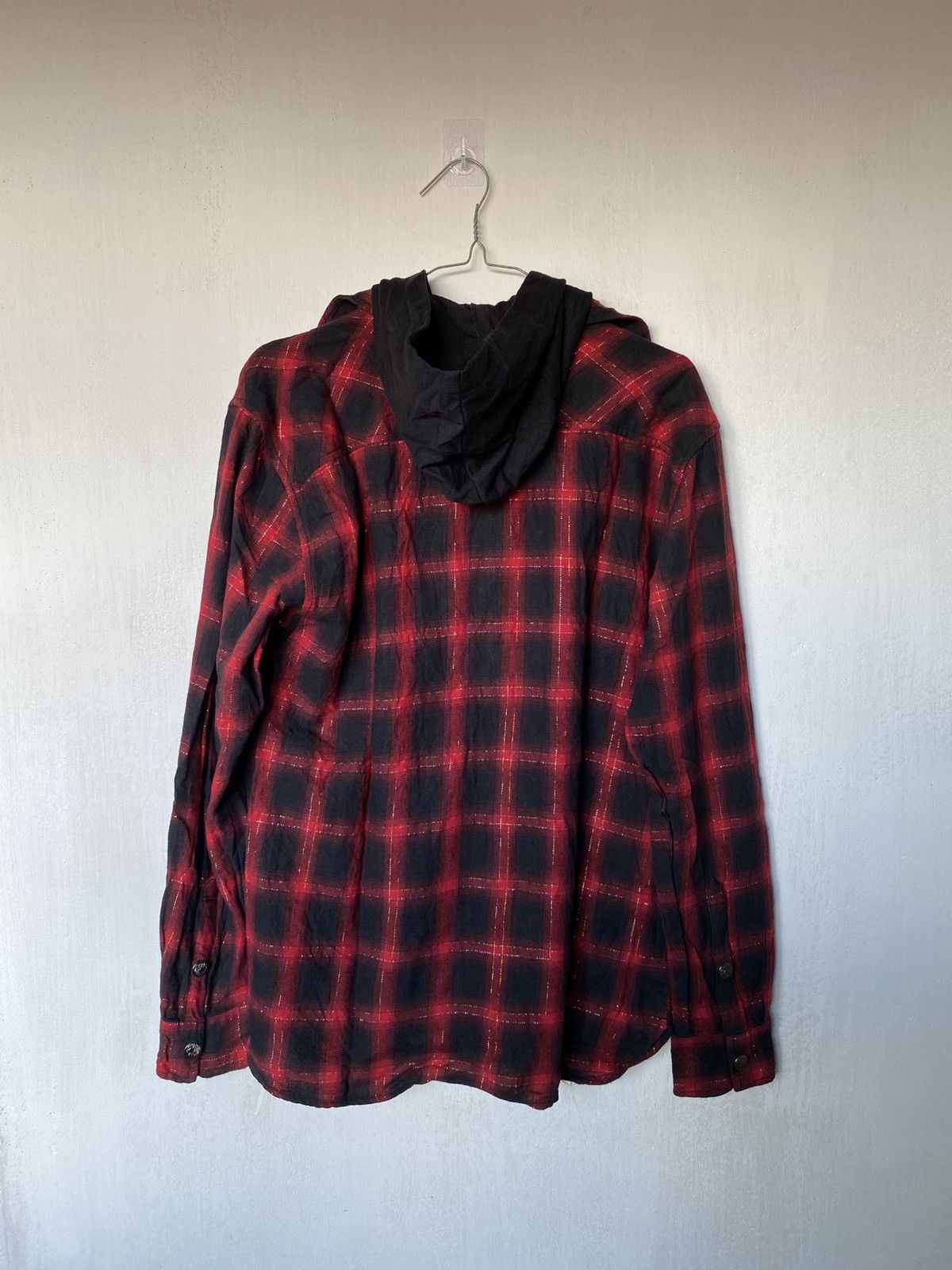 Hysteric Glamour × If Six Was Nine × Japanese Brand 31040=Skkone Double Layer Veterano Shirt Hoodie Size US L / EU 52-54 / 3 - 4 Thumbnail