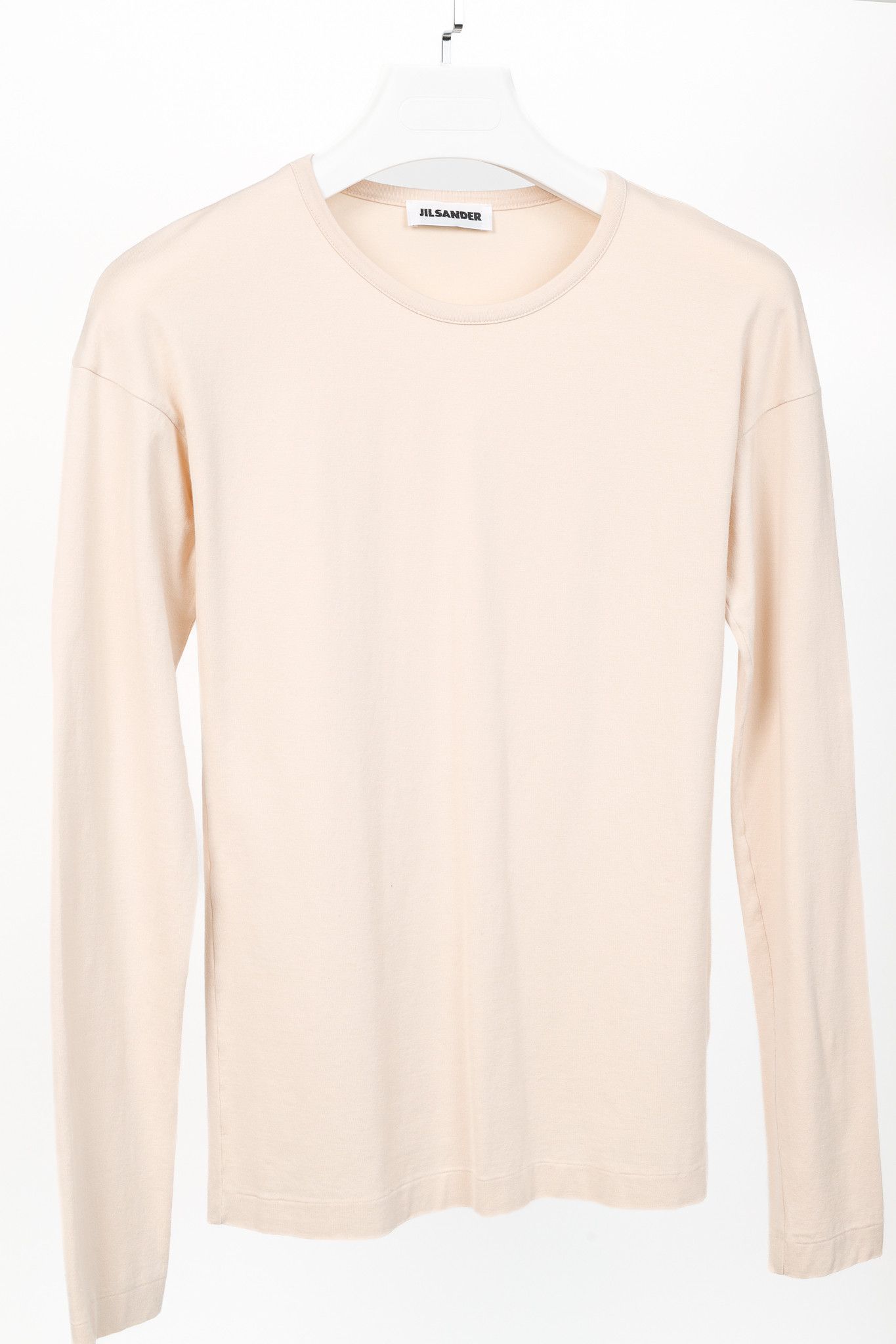 Jil Sander Jil Sander Peach Cotton Long-Sleeve T-Shirt Size L / US 10 / IT 46 - 3 Thumbnail