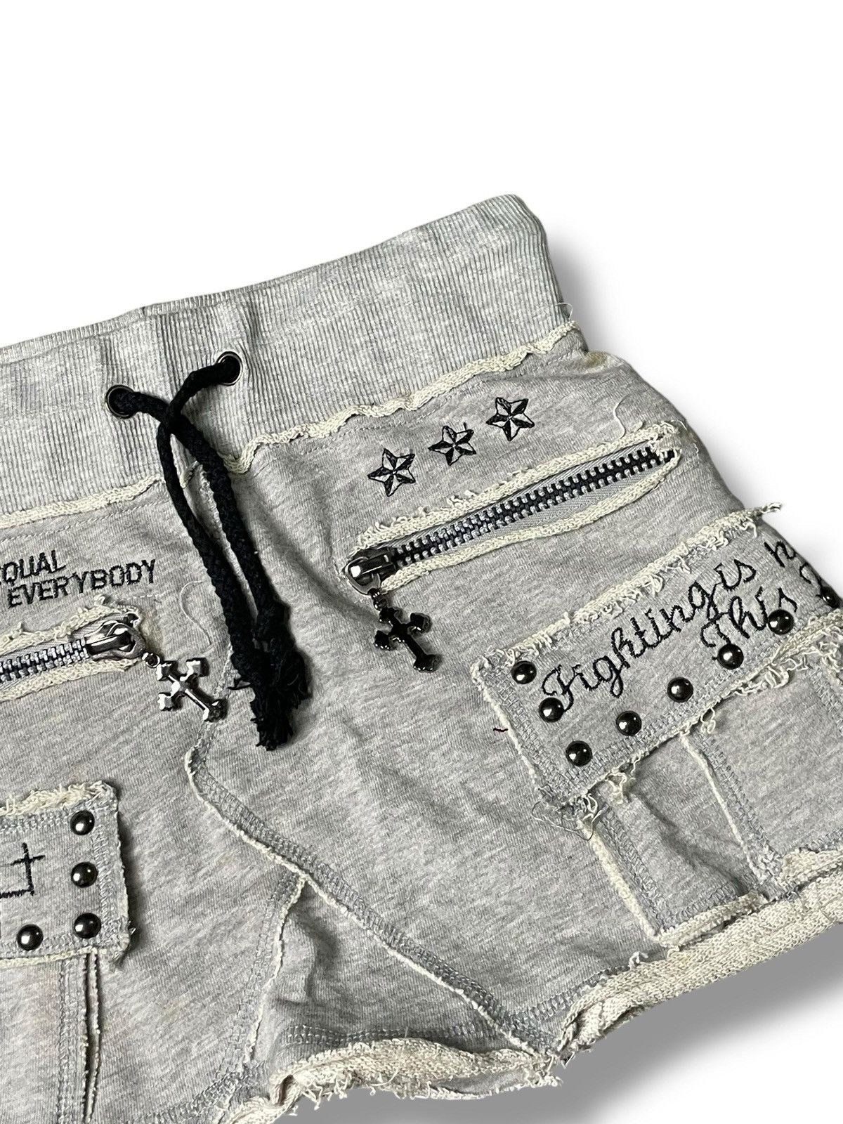 Japanese Brand Love Junkie Punk Mini Skirt (6) Size 23" - 4 Thumbnail