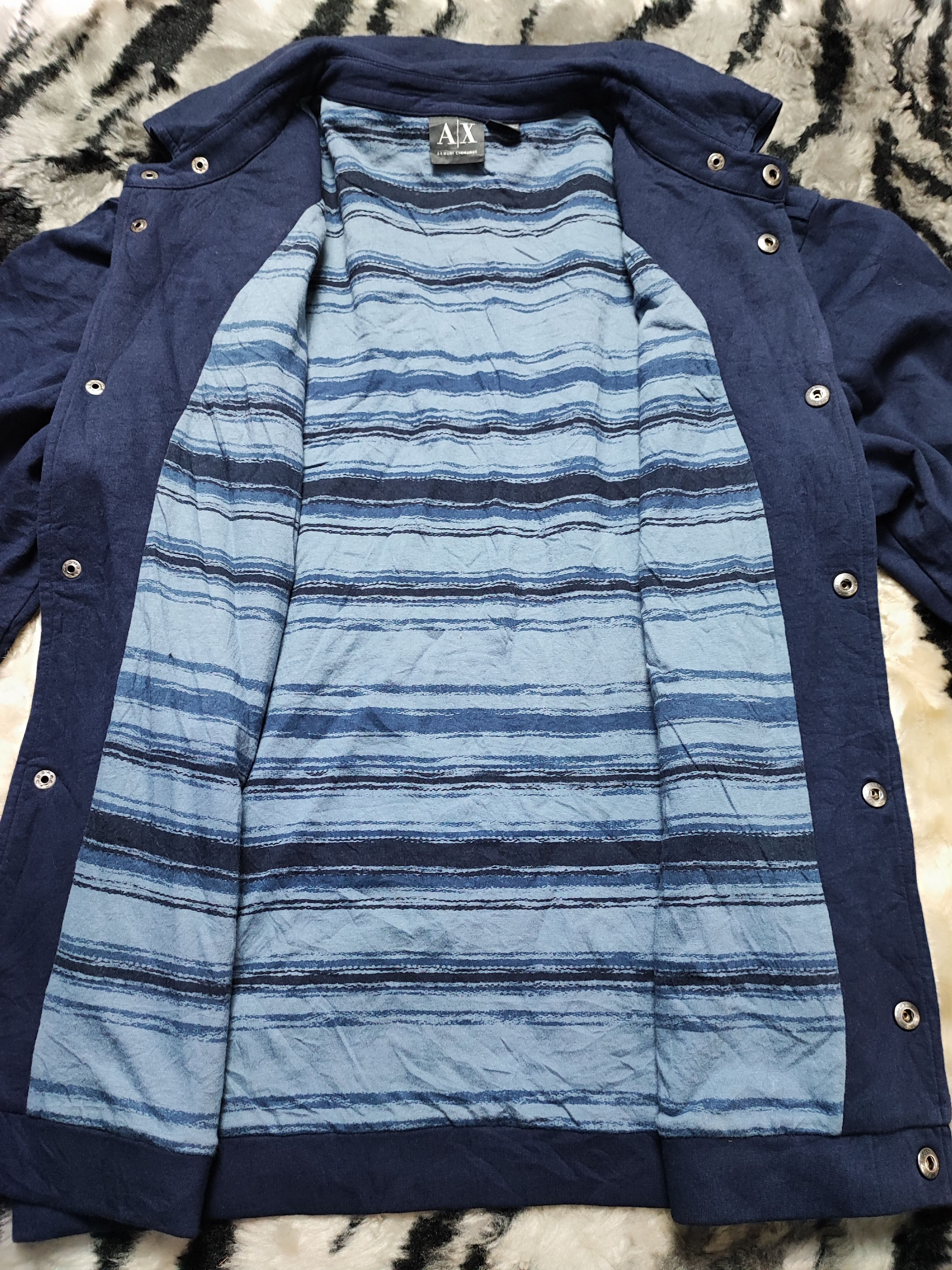 Armani Exchange × Giorgio Armani Vintage Armani Exchange Bomber Varsity Jacket Size US M / EU 48-50 / 2 - 19 Thumbnail