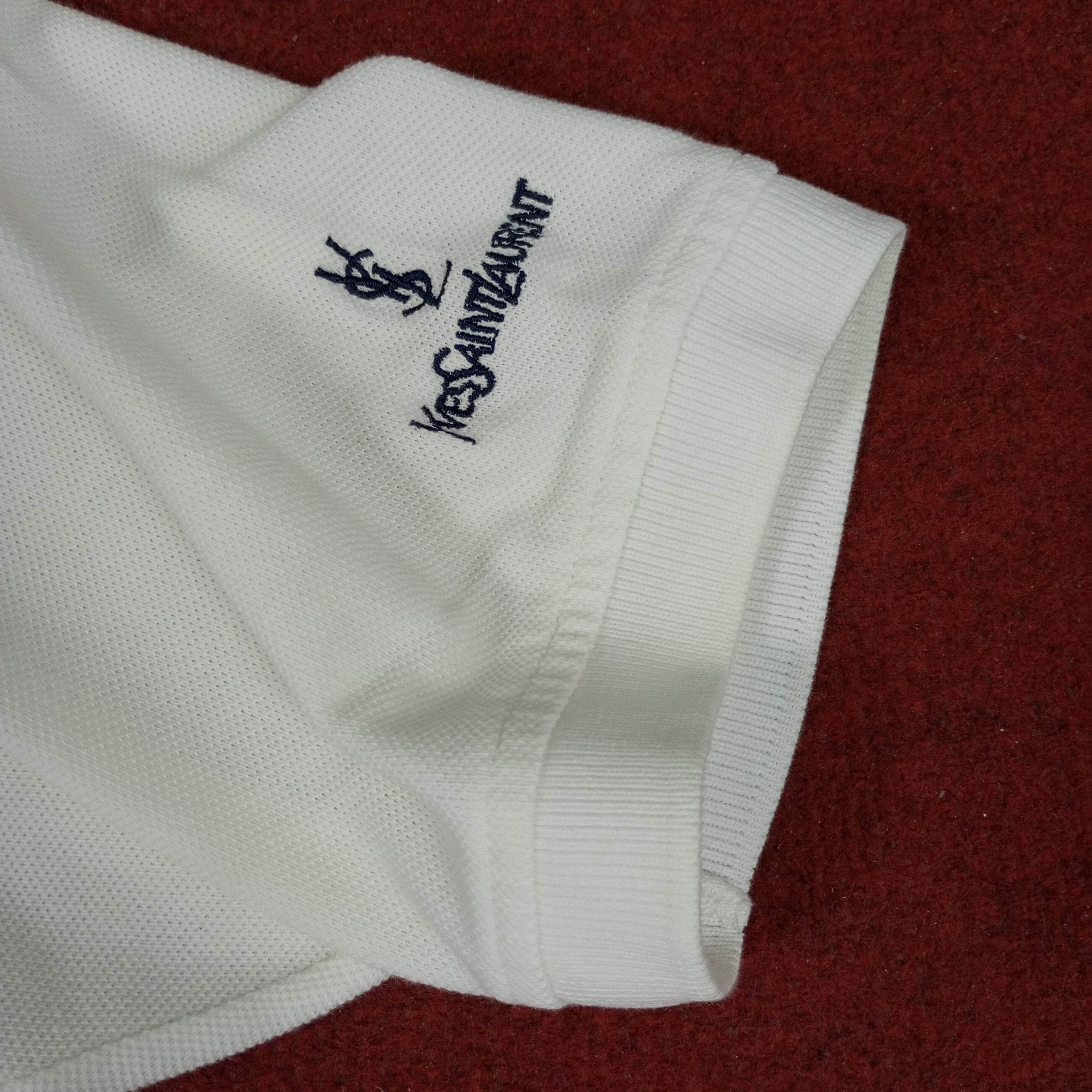 Vintage × Yves Saint Laurent Yves Saint Laurent Luxury Brand YSL Logo Design Polos Size US M / EU 48-50 / 2 - 6 Thumbnail