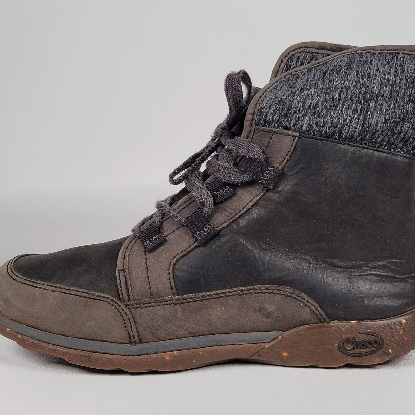 Chaco Chaco Barbary Boots Size 8 Womens Leather Wool Waterproof Hiking Outdoor Brown Size US 8 / IT 38 - 6 Thumbnail