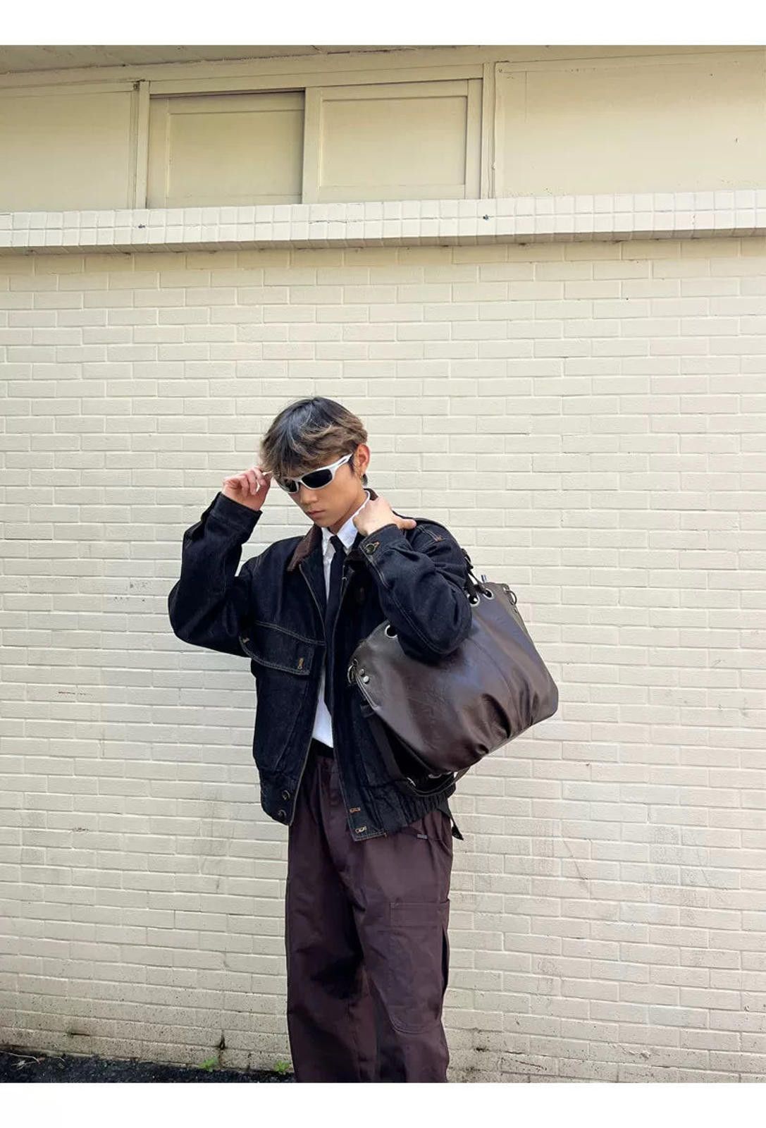 Leather Premium Fendi-Reference Tote | Large Capacity Bag Size ONE SIZE - 8 Thumbnail