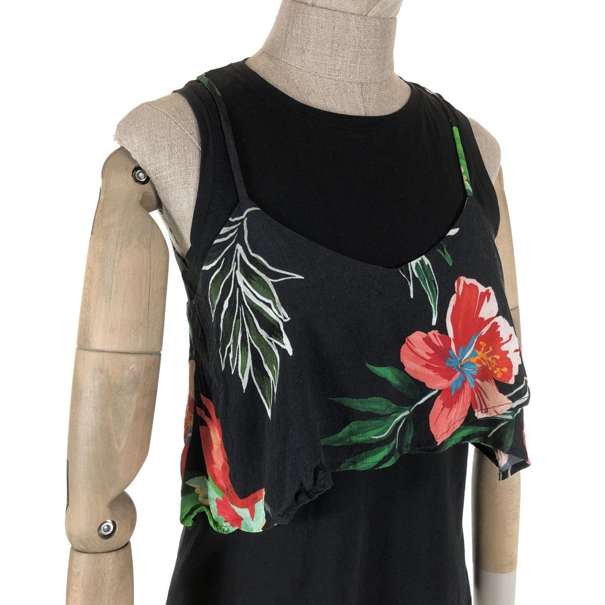 Iris von Arnim × Margaret Howell CLAUDIE PIERLOT Paris Tikisha Floral Print Sleeveless Top T-Shirt Blouse Size S / US 4 / IT 40 - 12 Thumbnail
