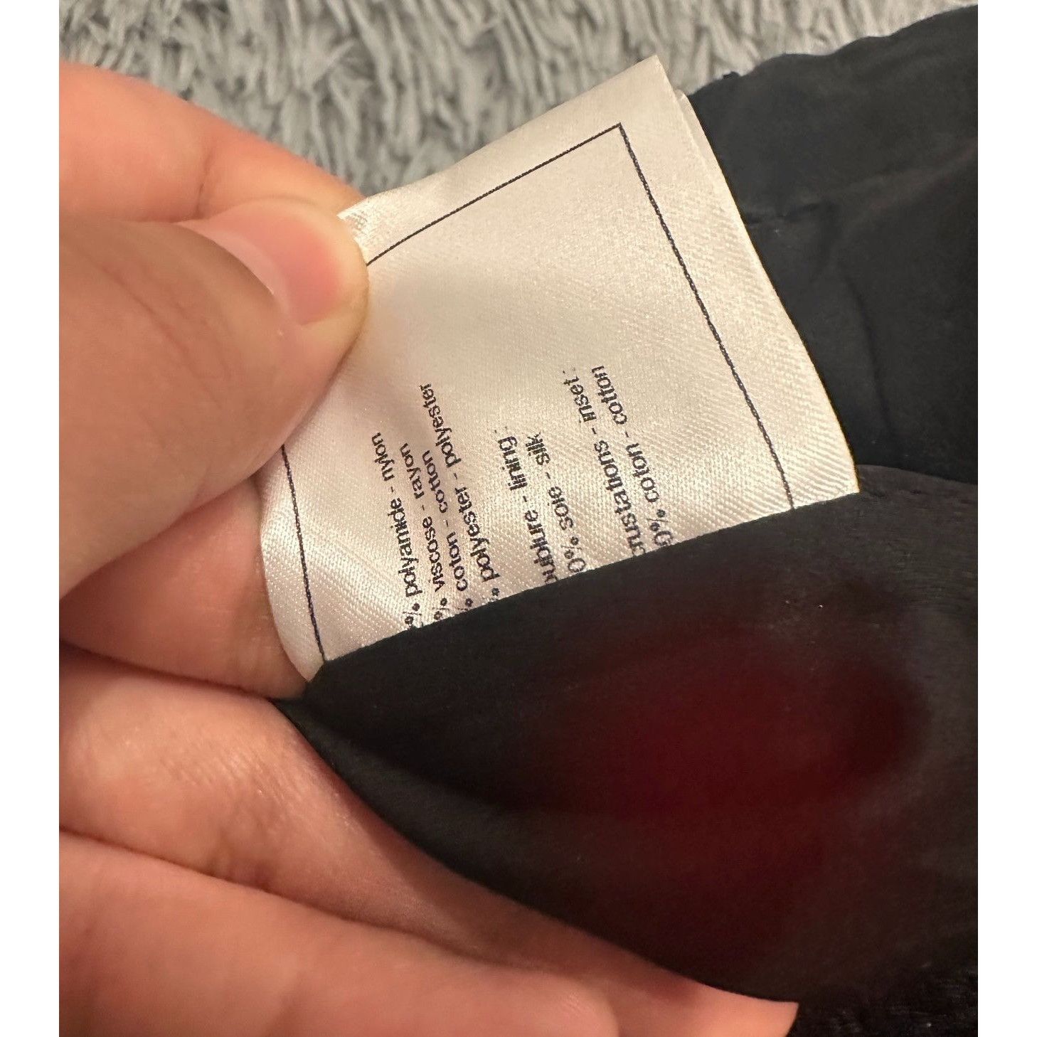 Chanel Chanel Black Textured Pencil Skirt Size 34 Made In France Size 34" / US 12 / IT 48 - 5 Thumbnail