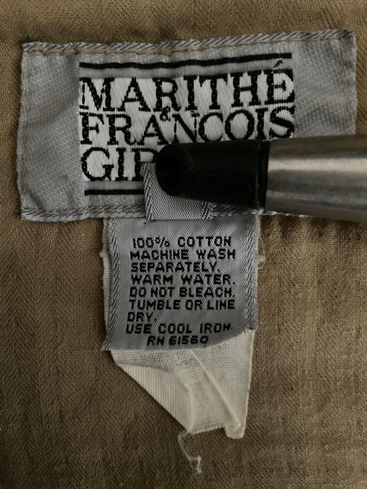 Marithe + Francois Girbaud Vintage Marithe Francois Girbaud Khaki Jacket M (oversized) Size US M / EU 48-50 / 2 - 6 Thumbnail