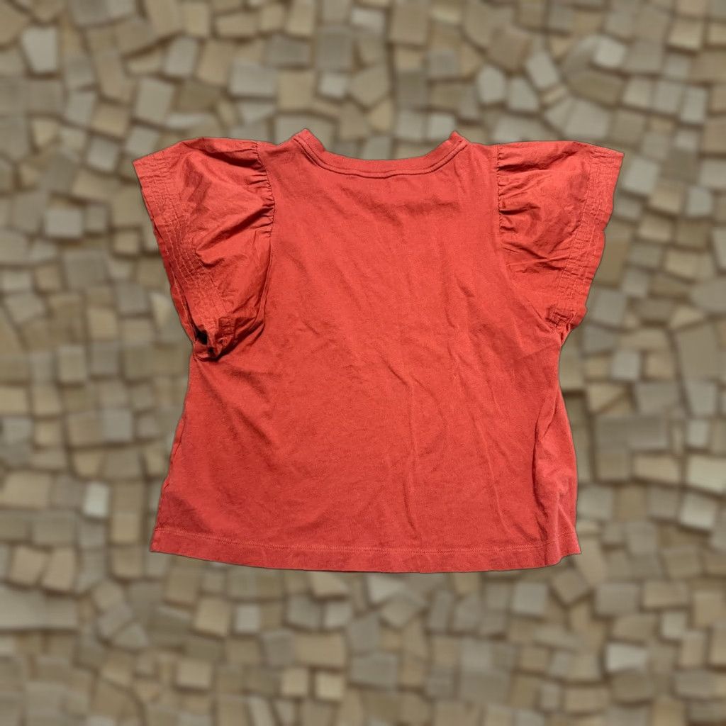 Old Navy Old Navy Blouse Women's Medium Orange Short Sleeve Shirt Flared Casual Modern Basic Size M / US 6-8 / IT 42-44 - 1 Thumbnail