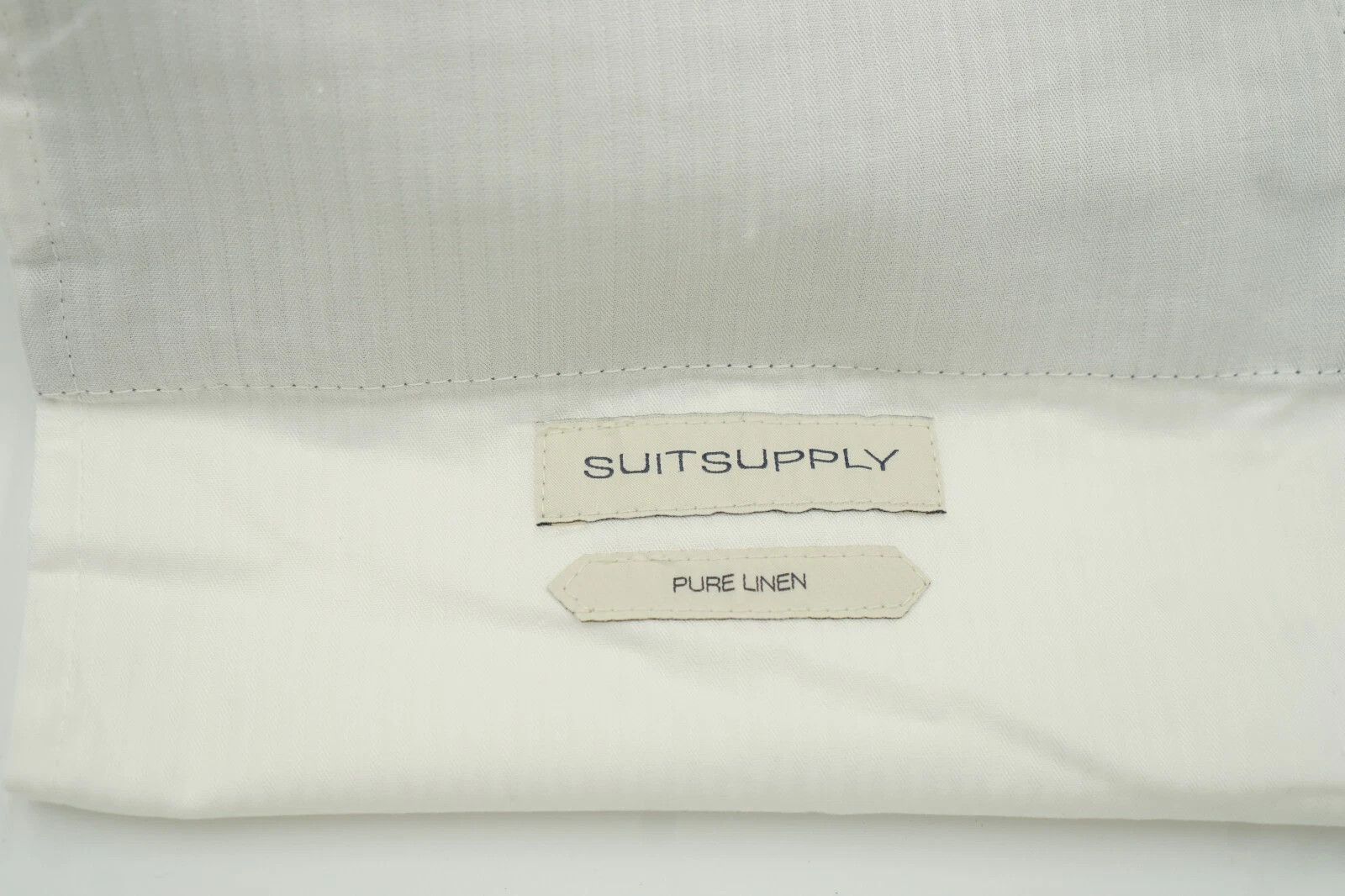 Suitsupply Men Suitsupply Trousers 100% Linen Green Soho UK/US38S Size 38S - 4 Thumbnail