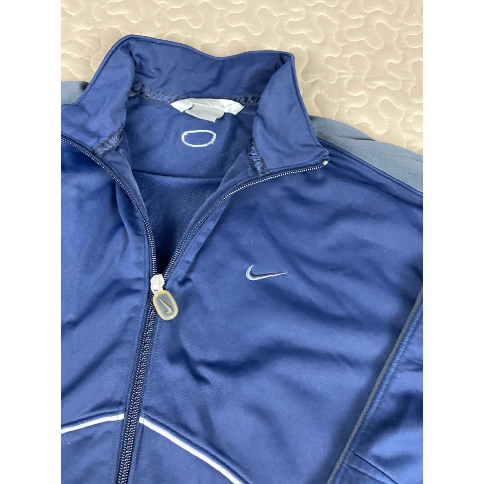 Nike Nike Air Track Jacker Windbreaker Jacket Mens L Blue Size US L / EU 52-54 / 3 - 4 Thumbnail