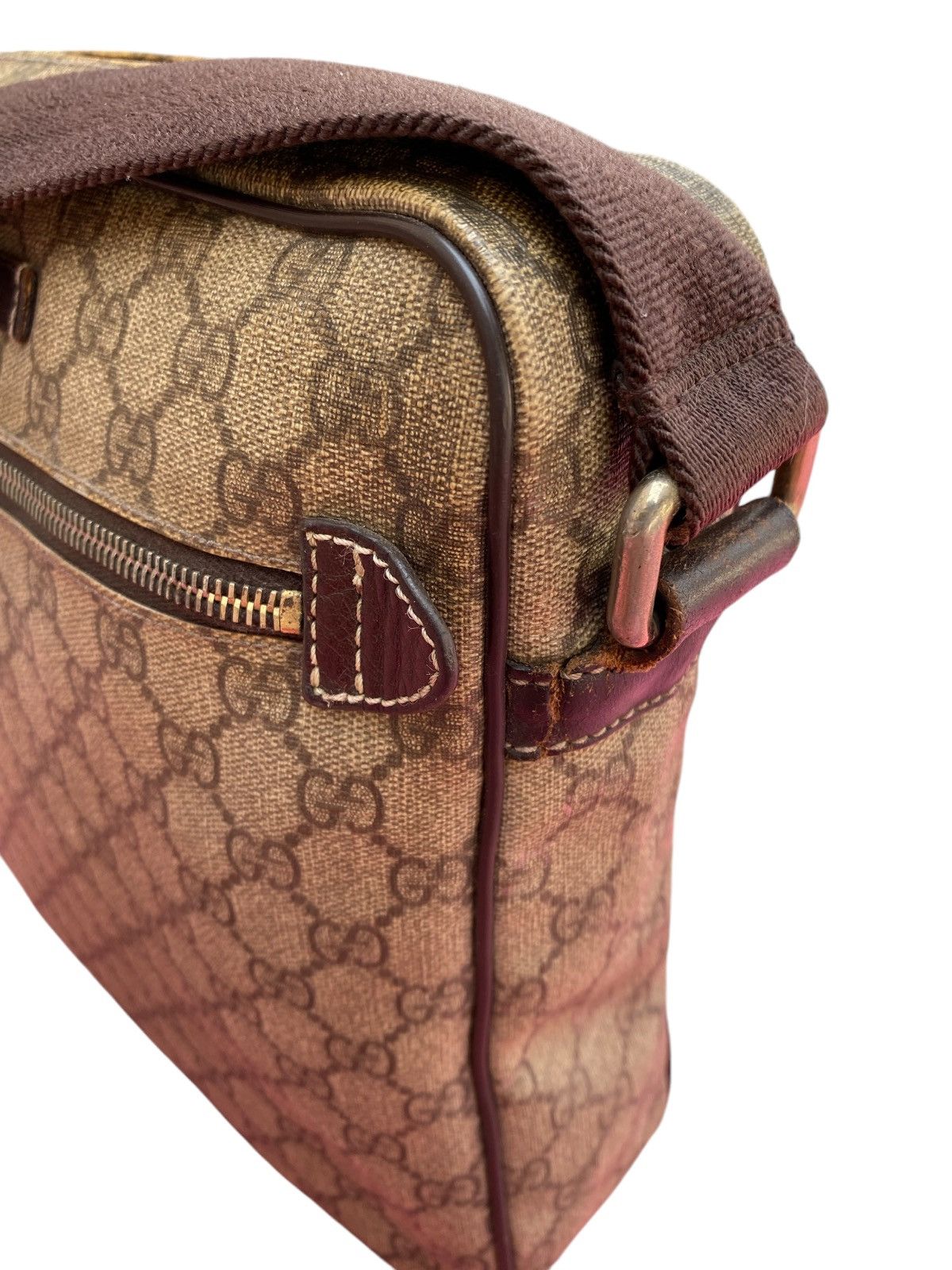 Gucci × Vintage Gucci GG Plus PVC Leather Shoulder Bag Size ONE SIZE - 7 Thumbnail