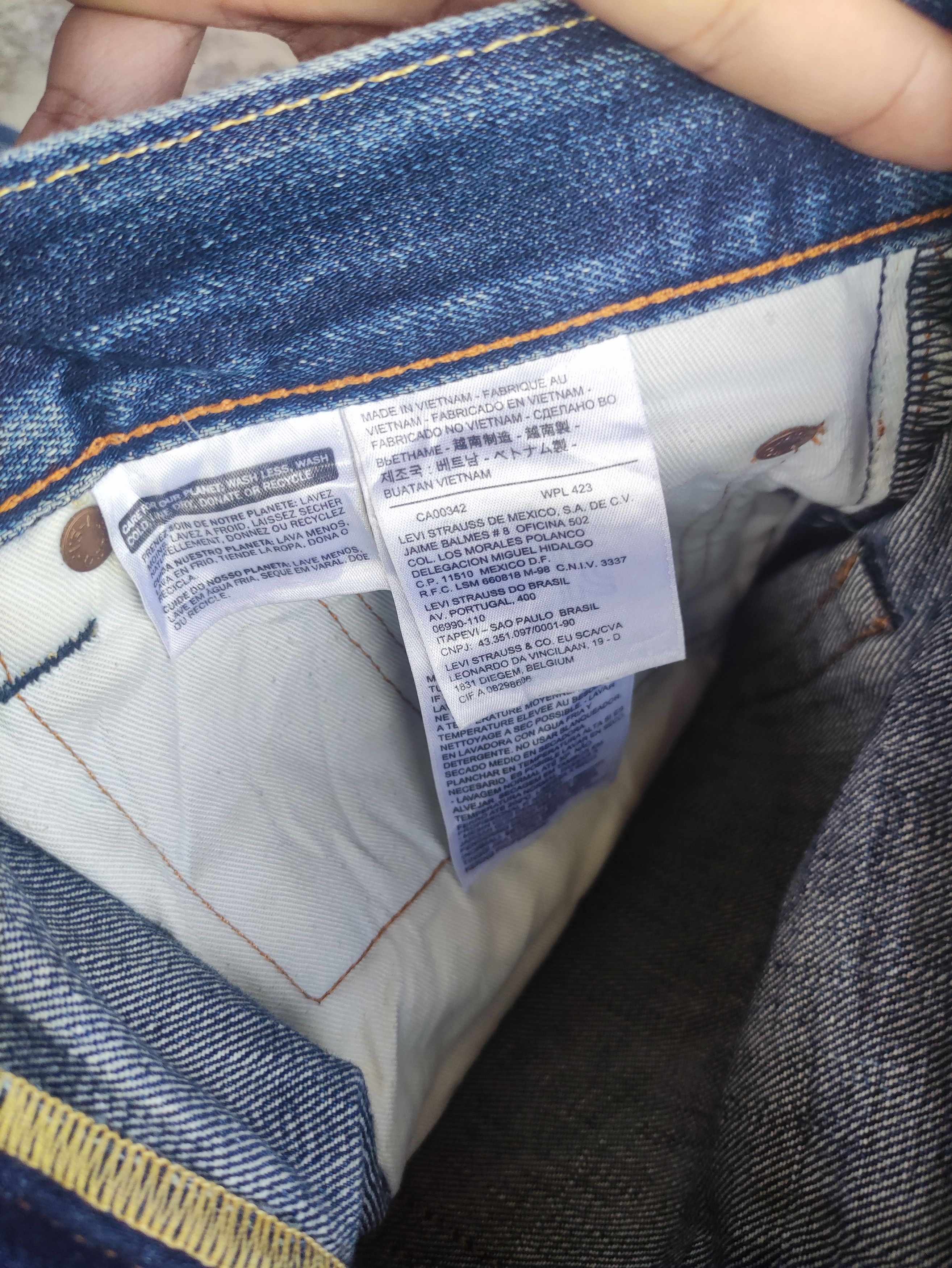 Levi's Vintage Levi's Distress Faded Jean Size US 34 / EU 50 - 7 Thumbnail