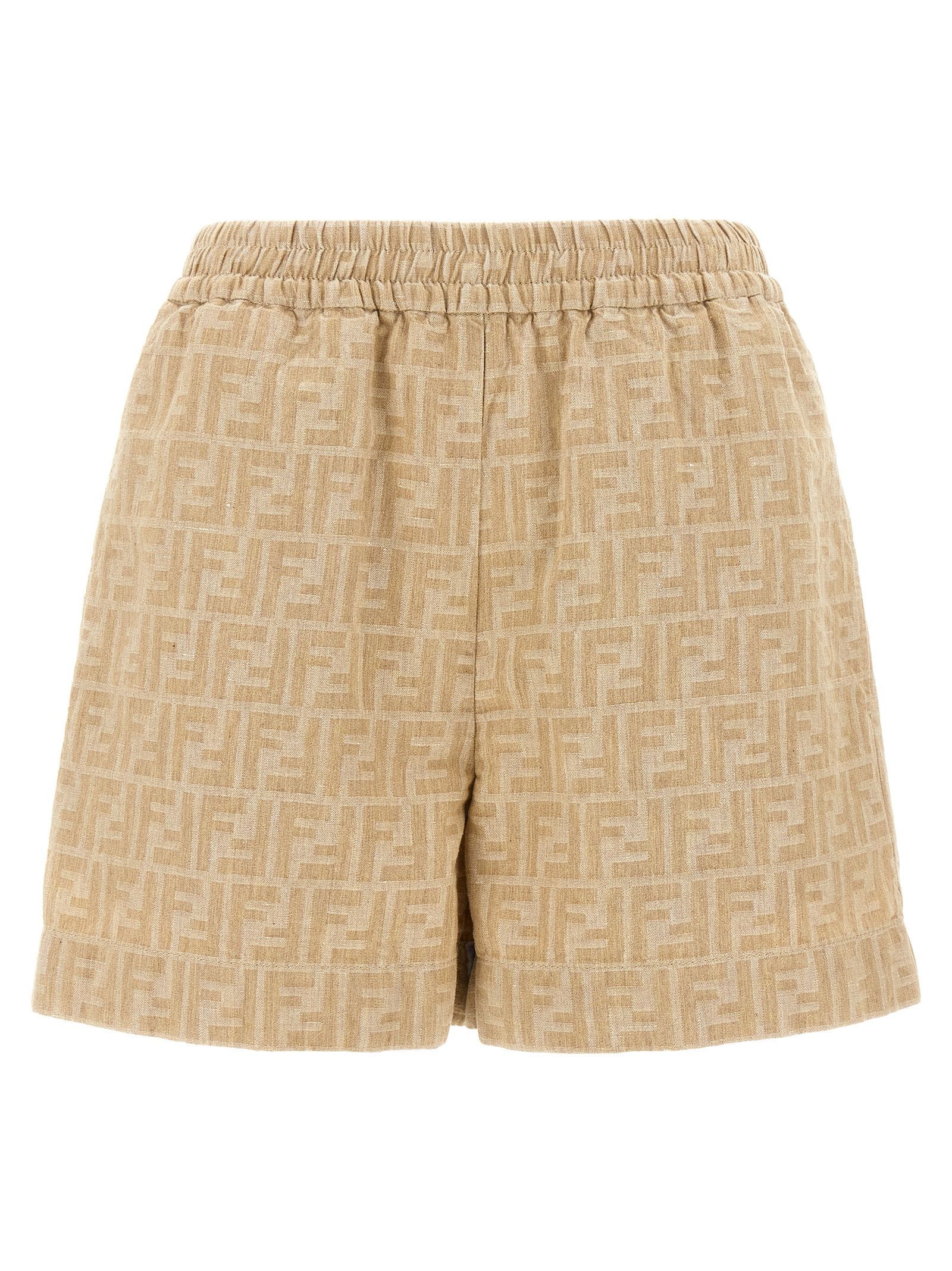 【関税込み】fendi FF CHAMBRAY DENIM SHORTS FENDI FF-distressed Denim Shorts | Blue | FARFETCH