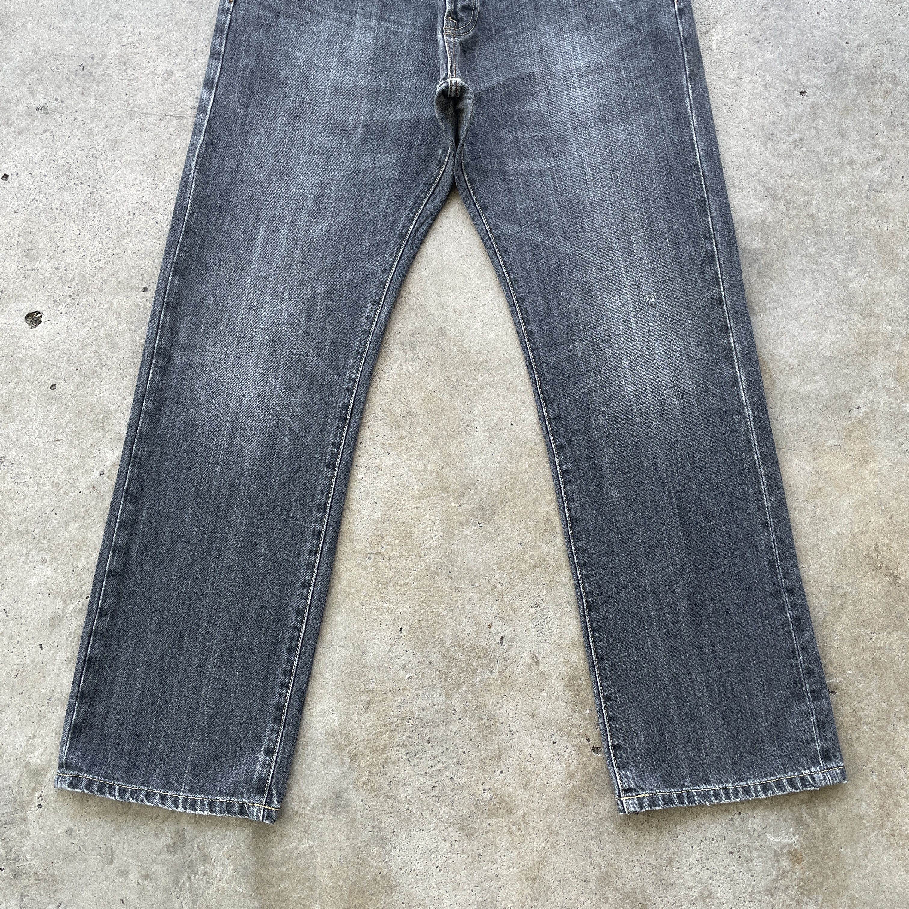 Japanese Brand × Vintage VINTAGE JAPANESE JEANS BLACK FADED DENIM PANTS W33x29 Size US 33 - 4 Thumbnail