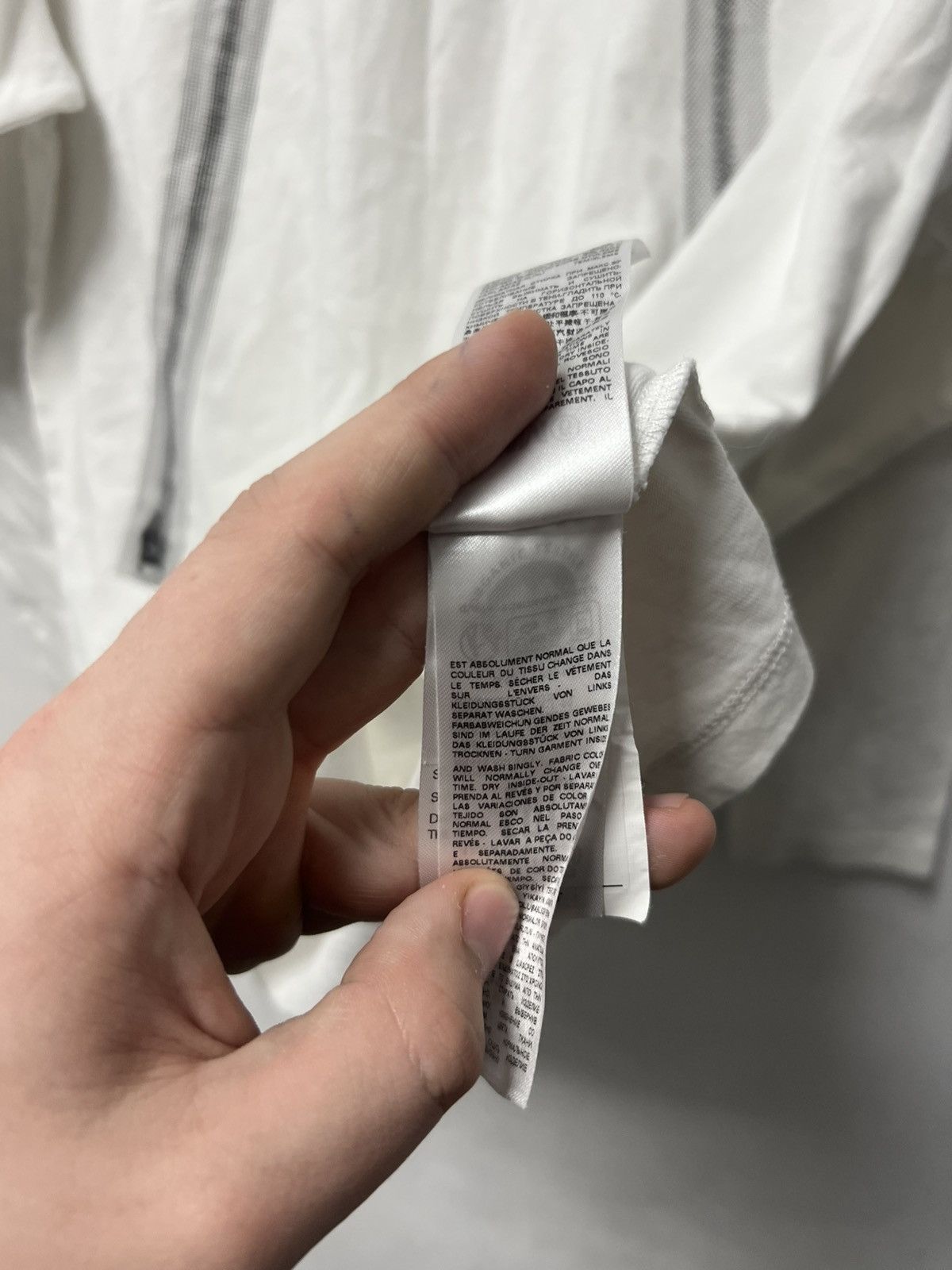 Maison Margiela Maison Margiela Longsleeve Mens White Big Logo Size S Size US S / EU 44-46 / 1 - 10 Thumbnail