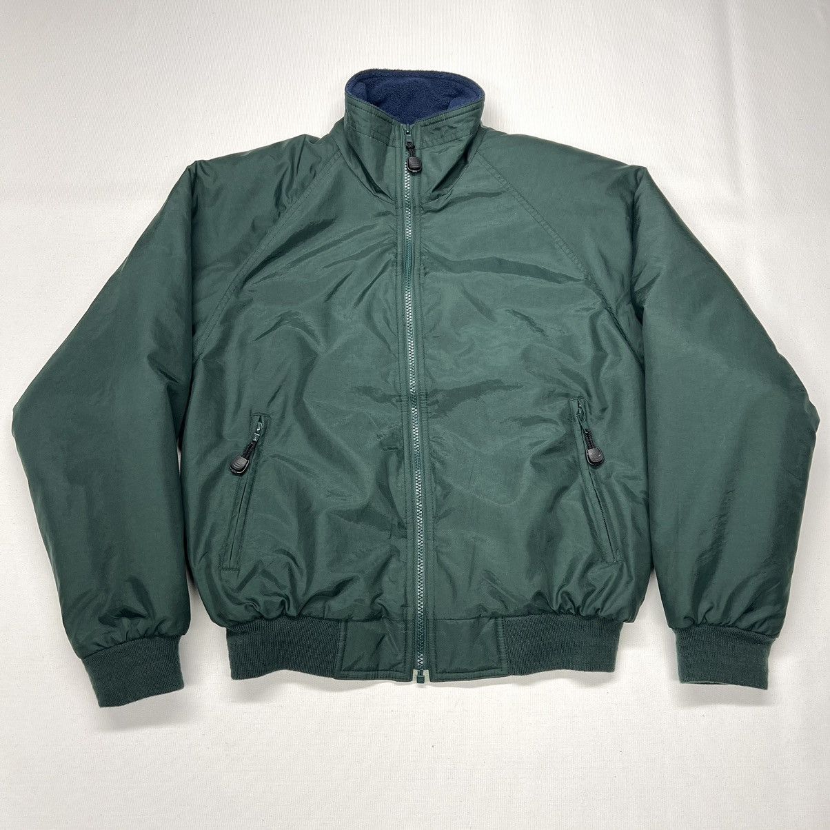 Other Luna Pier Jacket Green Nylon Bomber Full Zip Fleece Lined Size US S / EU 44-46 / 1 - 1 Thumbnail