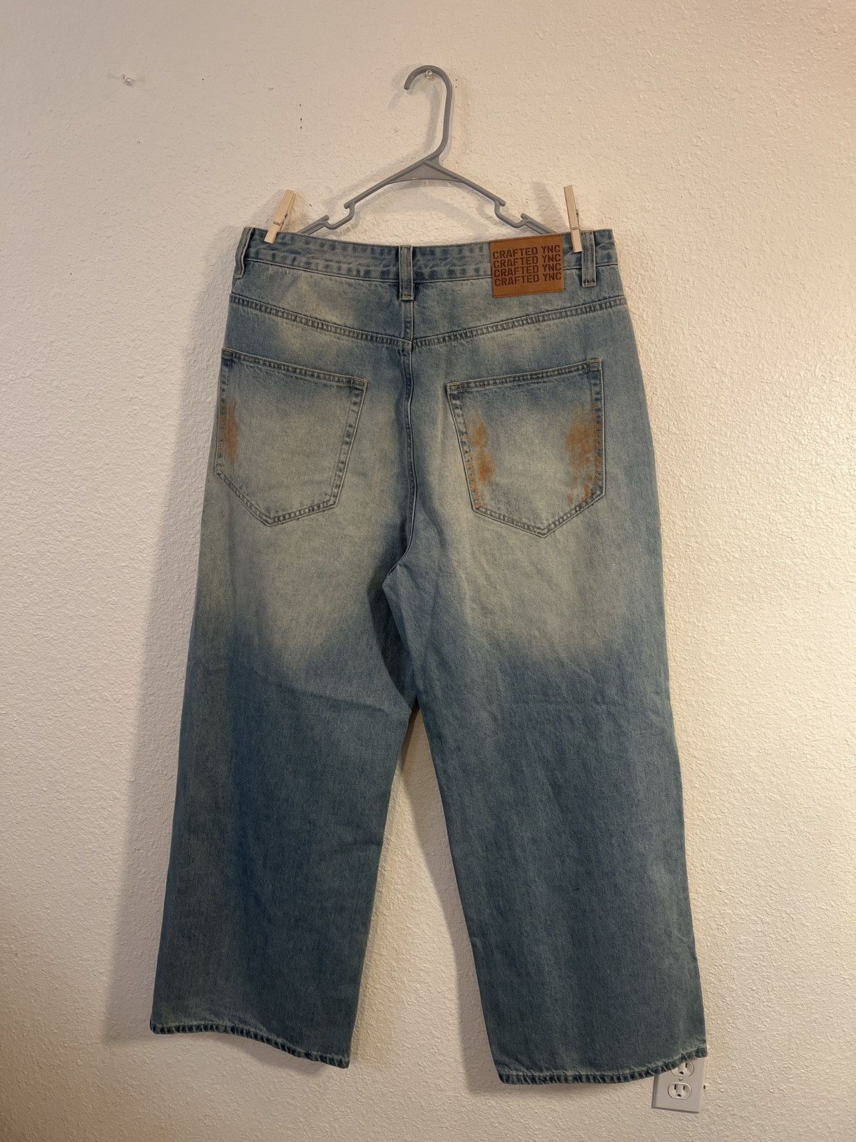 Other Crafted YNC Baggy Mud Washed Jeans Size US 36 / EU 52 - 1 Thumbnail