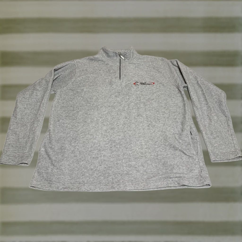 Planet Hollywood VINTAGE Planet Hollywood London 1/4 Zip Pullover Fleece Gray Size Small Mens Activewear Long Sleeve Shirt Size US S / EU 44-46 / 1 - 1 Thumbnail