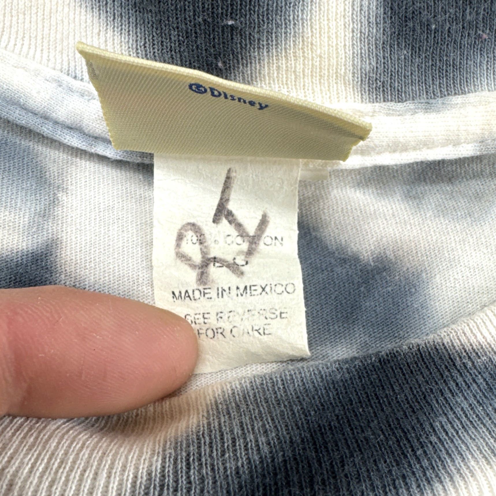 Disney Mickey Mouse Vintage 90s Grateful Dead Spiral Music Tie Dye Shirt Size L Size US L / EU 52-54 / 3 - 4 Thumbnail