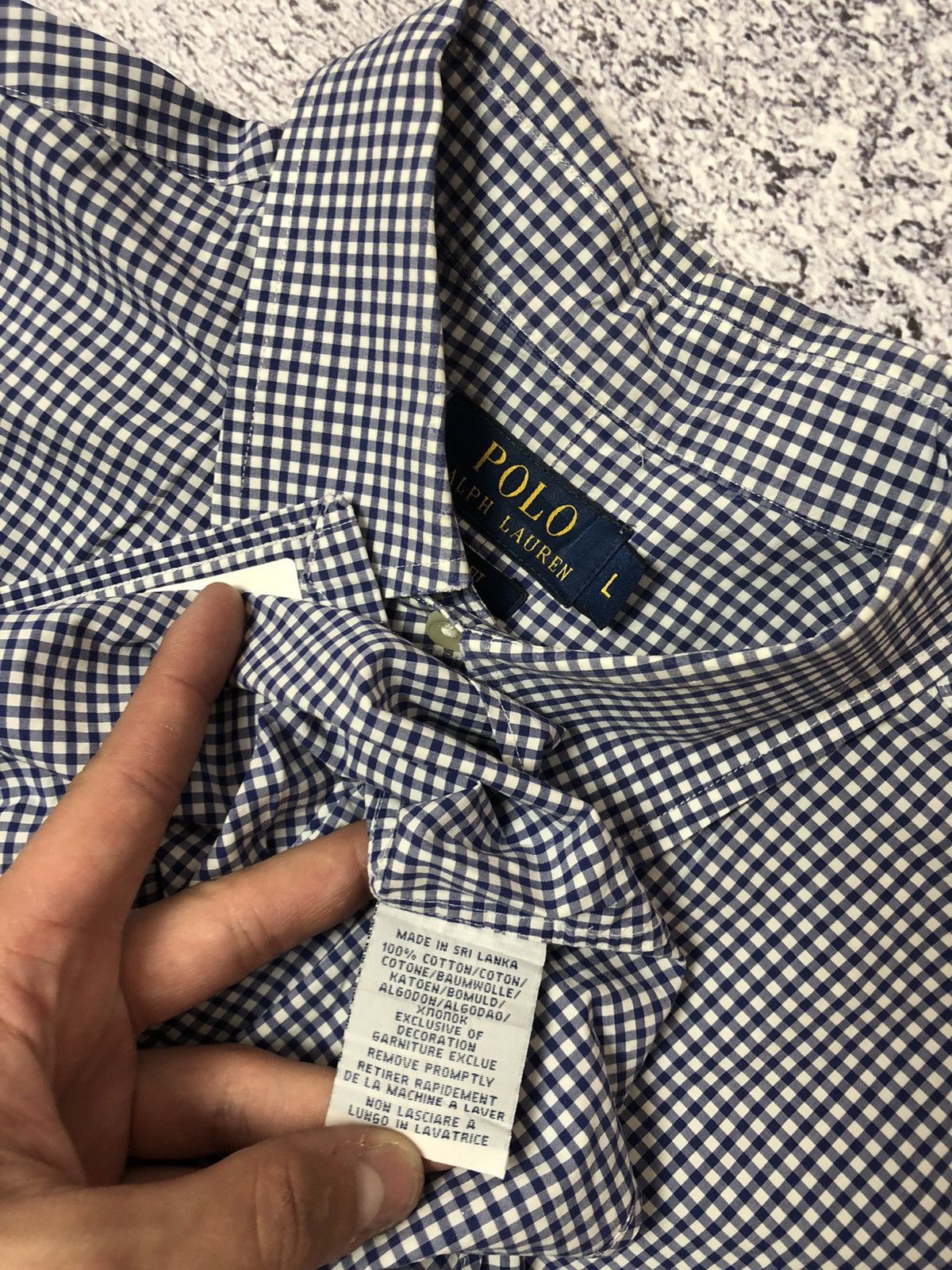 Polo Ralph Lauren Men’s shirt Polo Ralph Lauren size L vintage shirt y2k Size US L / EU 52-54 / 3 - 3 Thumbnail