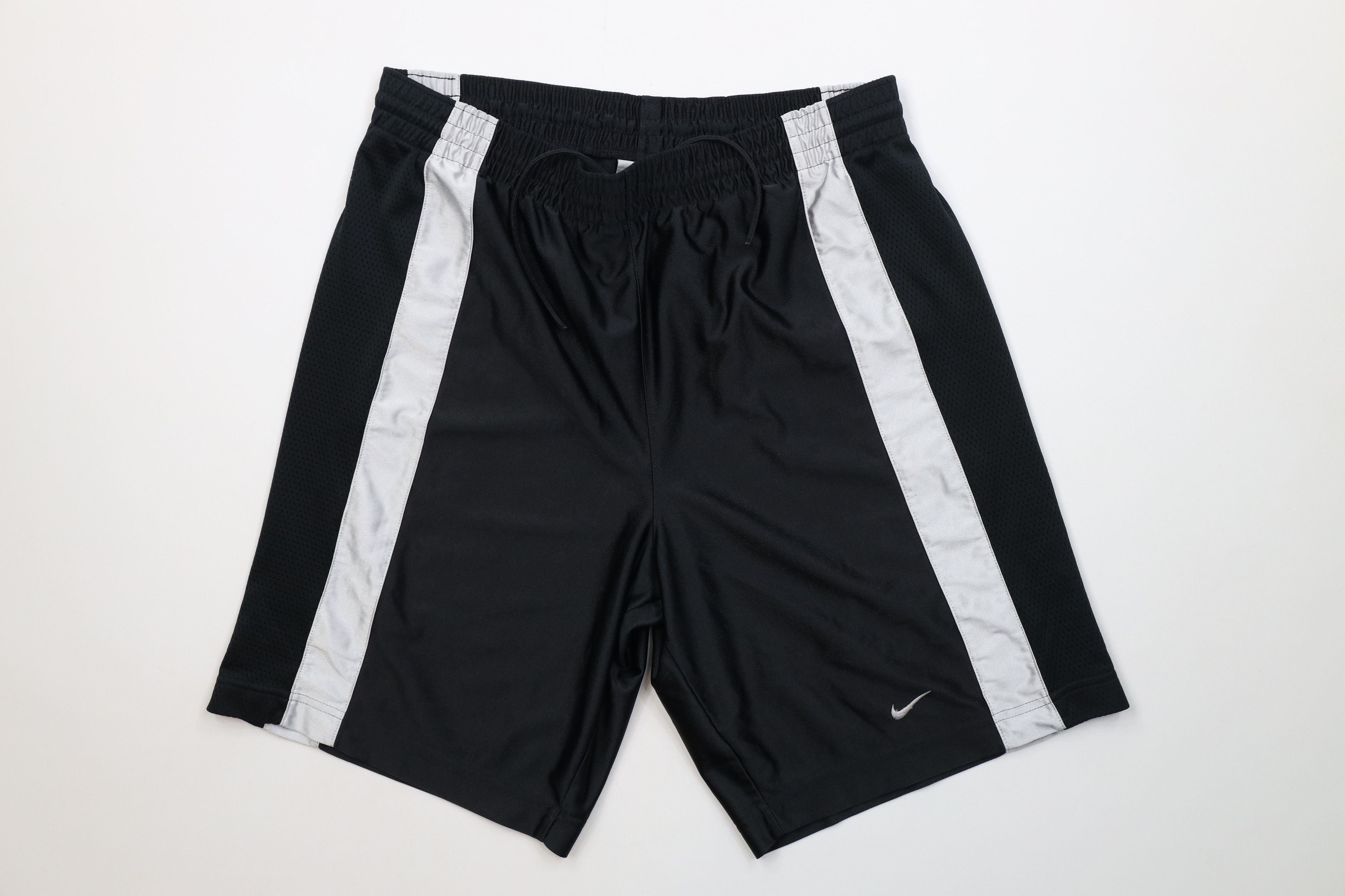 Nike Vintage Y2K Nike Mini Swoosh Dazzle Basketball Shorts Black Size US 32 / EU 48 - 1 Thumbnail
