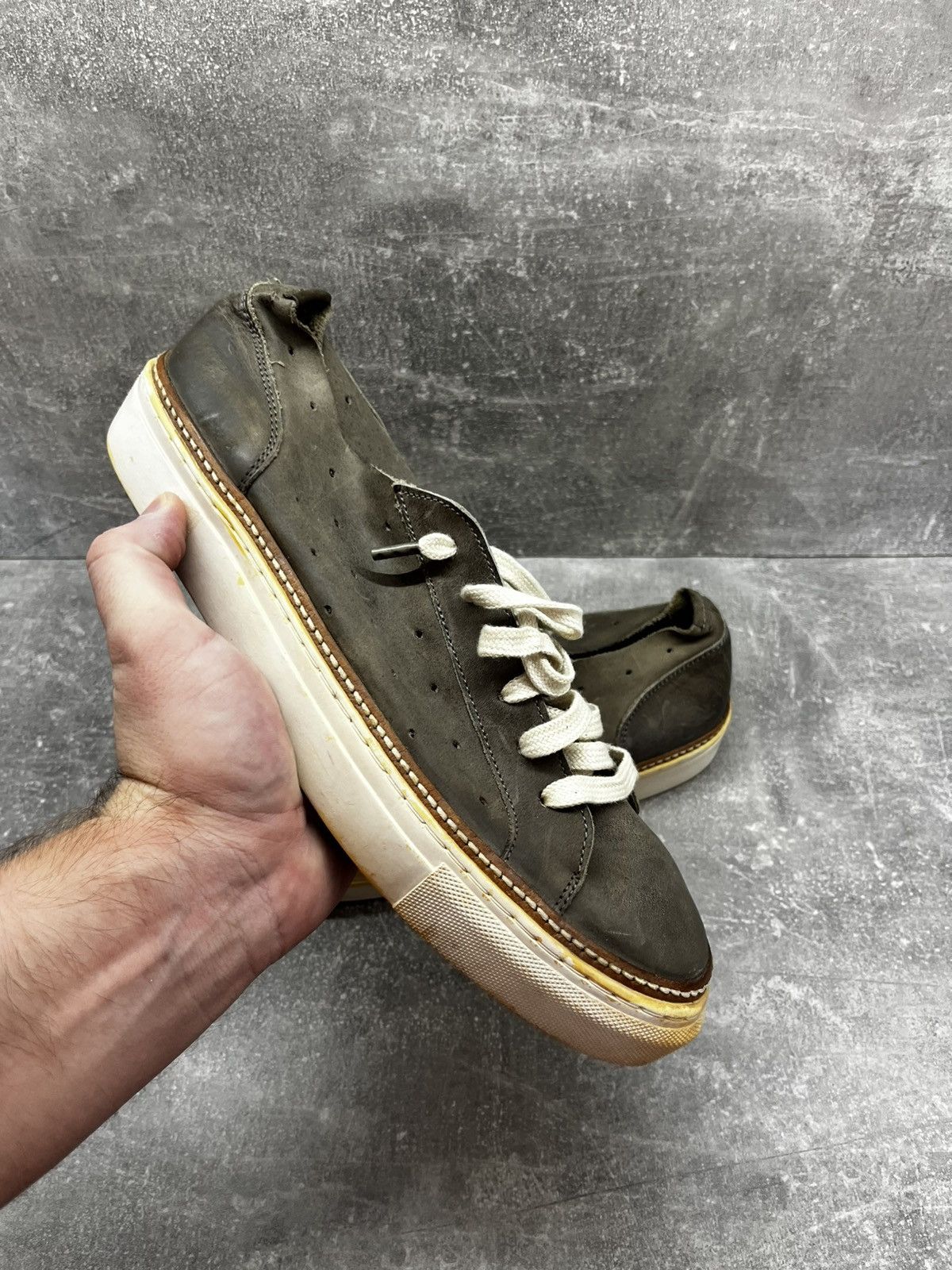 Allsaints Allsaints leather sneakers size 43 Size US 10 / EU 43 - 3 Thumbnail