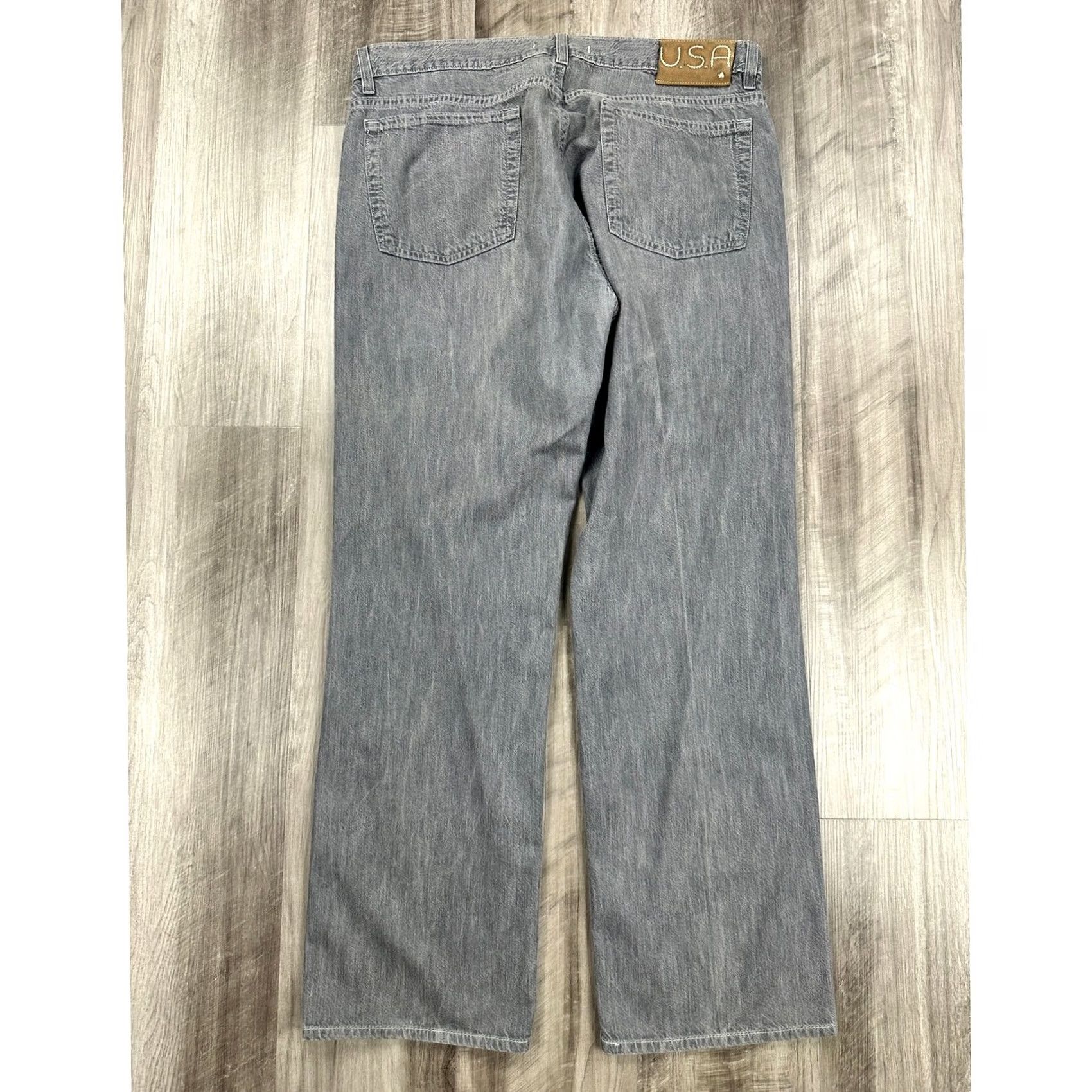 John Varvatos John Varvatos Star USA Jeans Straight Leg Men’s 36x30 Gray Wash Authentic Fit Size US 36 / EU 52 - 4 Thumbnail
