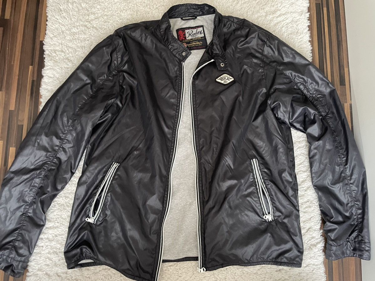 Replay Jacket Replay Blue Jeans Vintage Inc Blue Lion Brand Casual Size US XXL / EU 58 / 5 - 7 Thumbnail