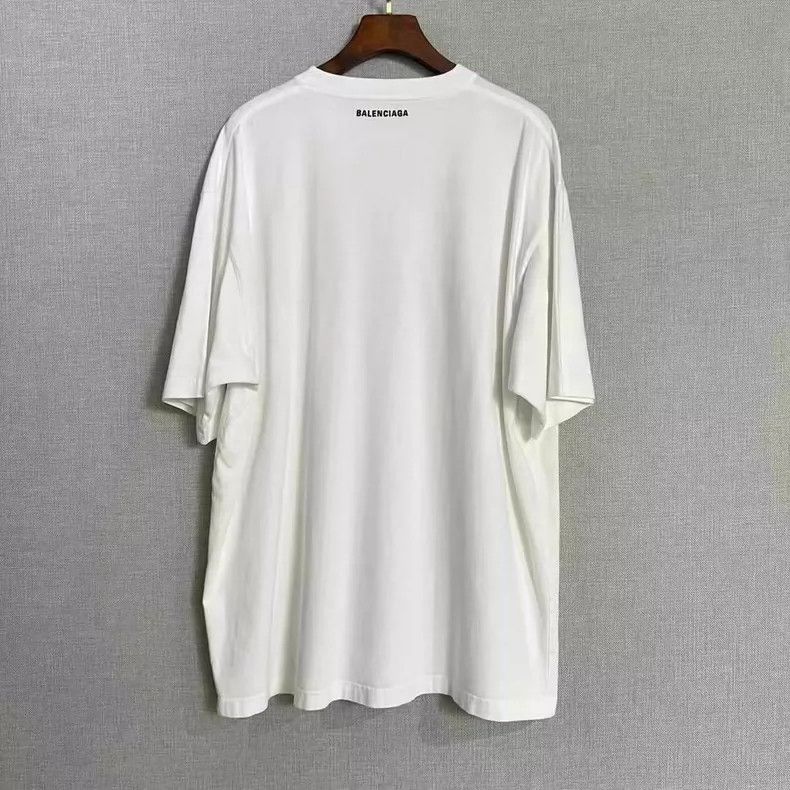 Balenciaga Balenciaga White fluorescent smiley face embroidery back s Size US S / EU 44-46 / 1 - 2 Thumbnail