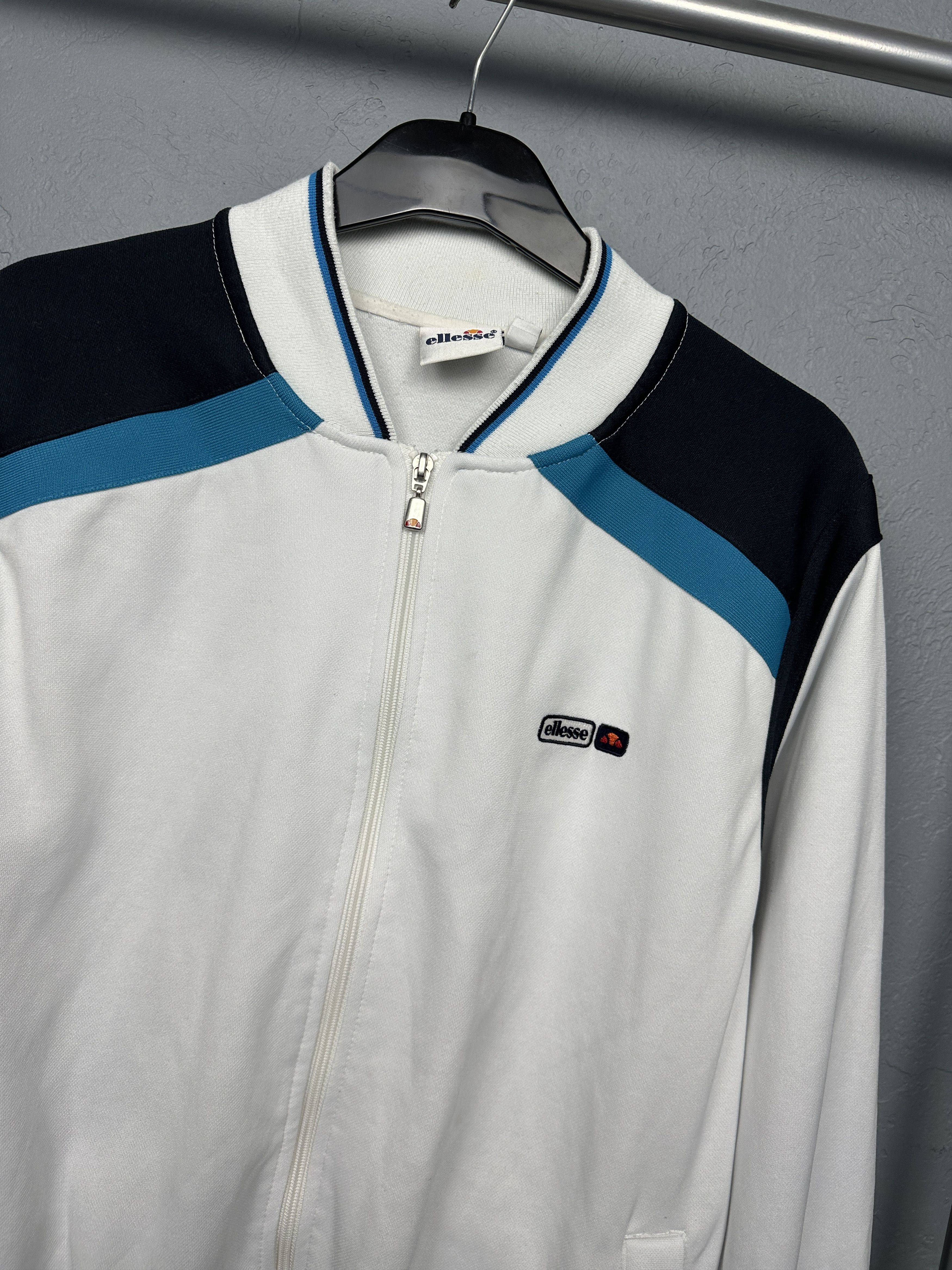 Ellesse Ellesse Vintage Mens Track Top Bomber Jacket Size US L / EU 52-54 / 3 - 2 Thumbnail