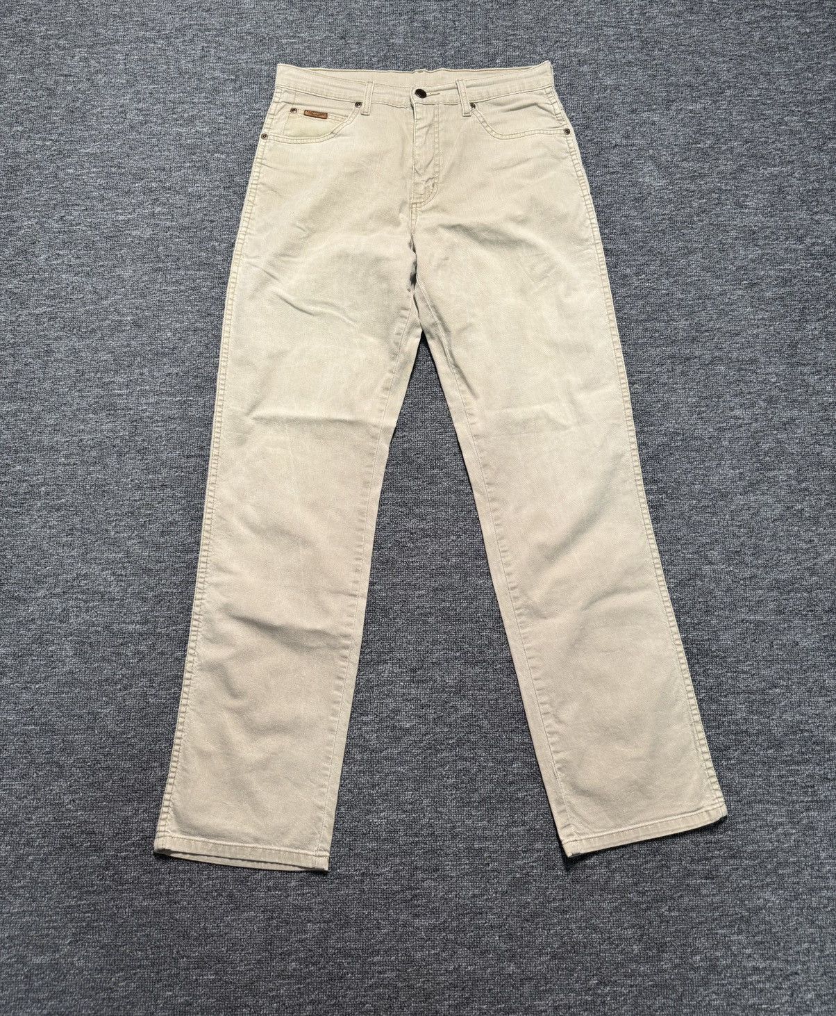 Wrangler Wrangler Texas Stretch Jeans Mens W32 L32 Beige Straight Leg Size US 32 / EU 48 - 1 Thumbnail