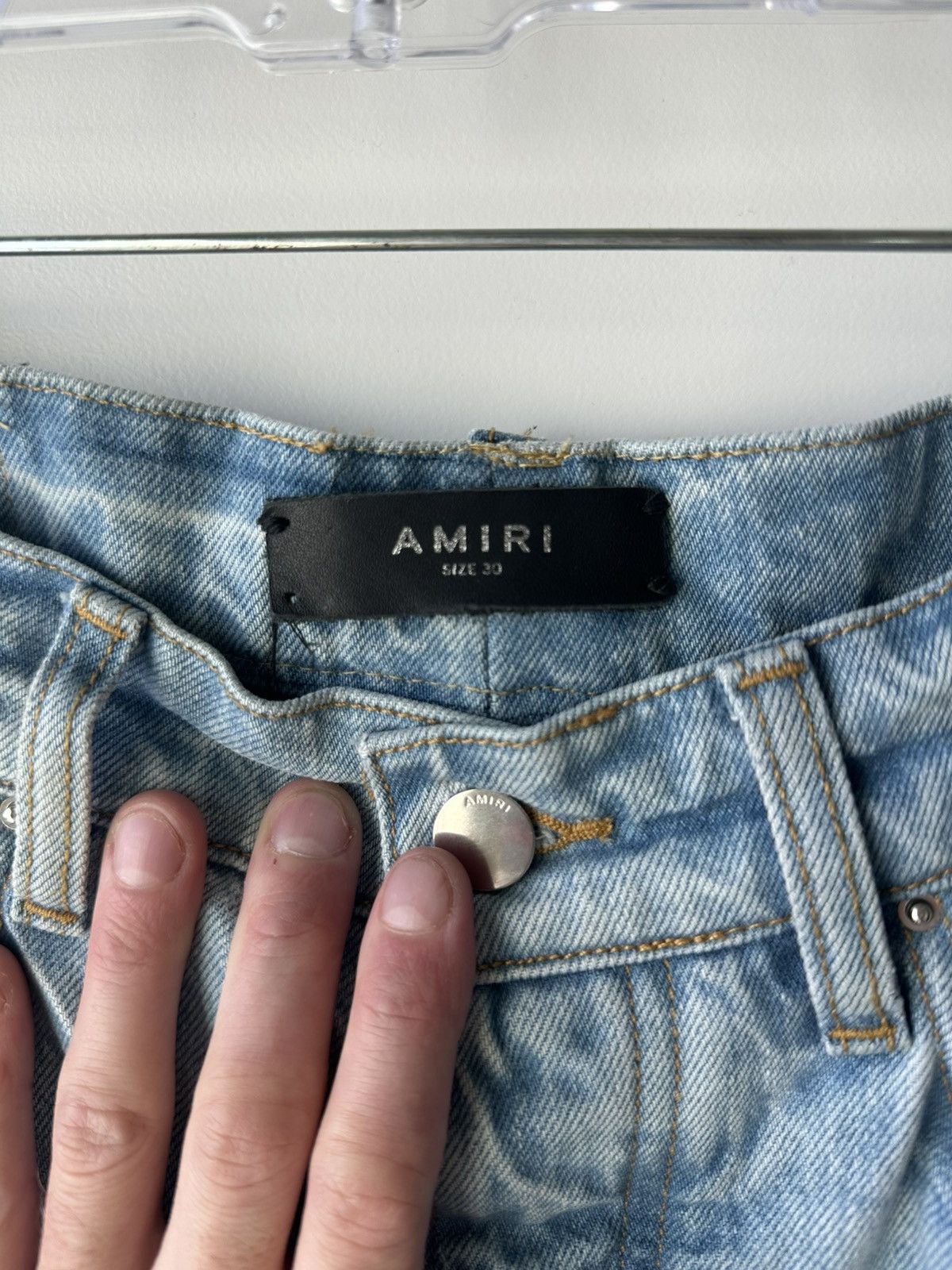 Amiri AMIRI MX3 MOTOCYLE FLARE JEAN Size US 30 / EU 46 - 8 Thumbnail