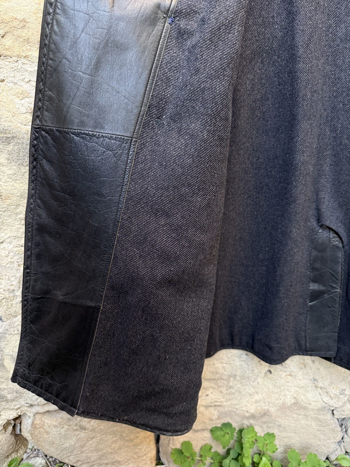 Vintage Retro Military WW2 German Luftwaffe Distressed Leather Coat Size US L / EU 52-54 / 3 - 22 Thumbnail