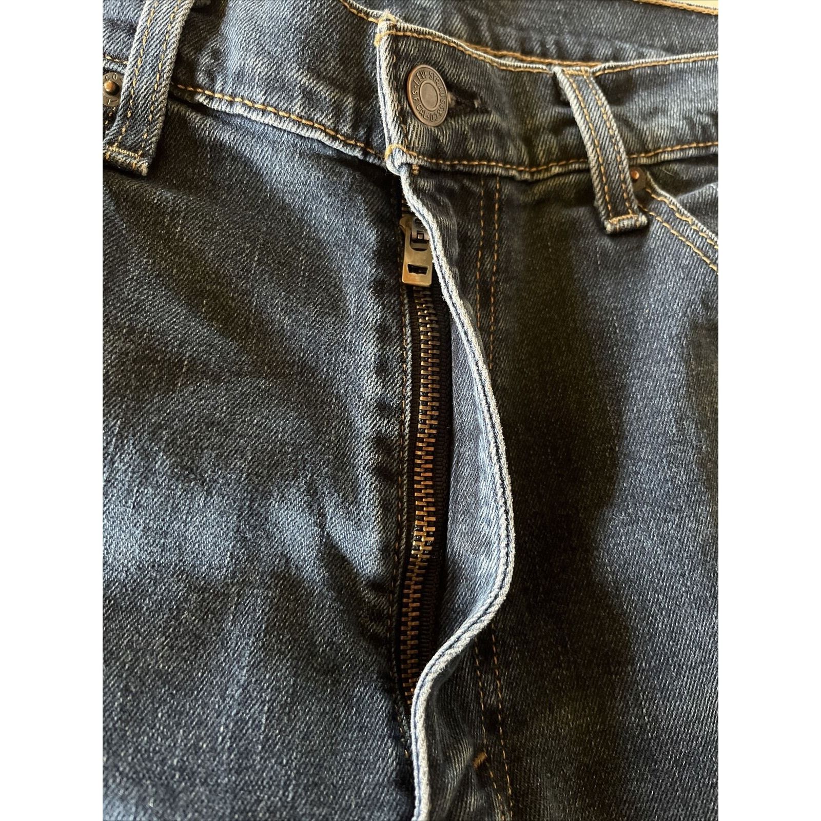 Levi's Levis 505 Jeans Mens 36x30 Dark Wash Denim Cotton Blue Y2K Size US 36 / EU 52 - 11 Thumbnail