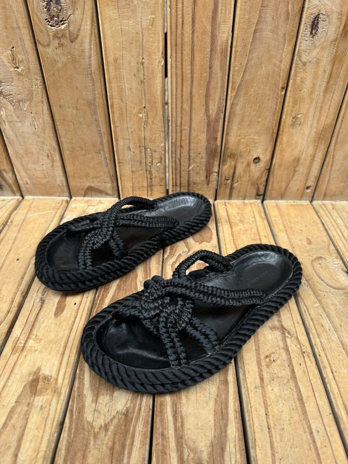 Isabel Marant Isabel Marant black strappy women’s sandals sz EUR 36 USA 6 Size US 6 / IT 36 - 3 Thumbnail